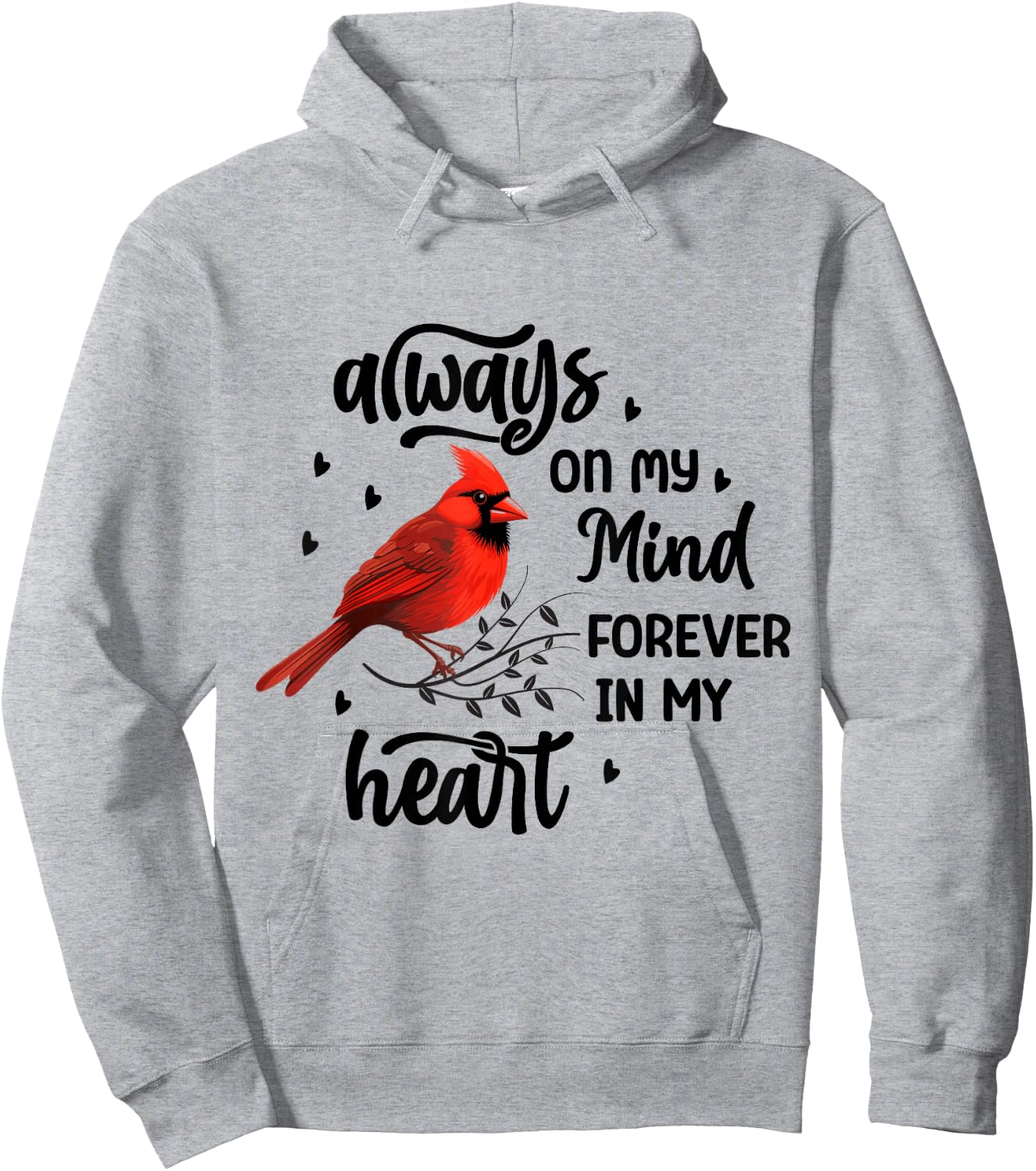 Always On My Mind Forever In My Heart Hoodie - Hoodie | Ash