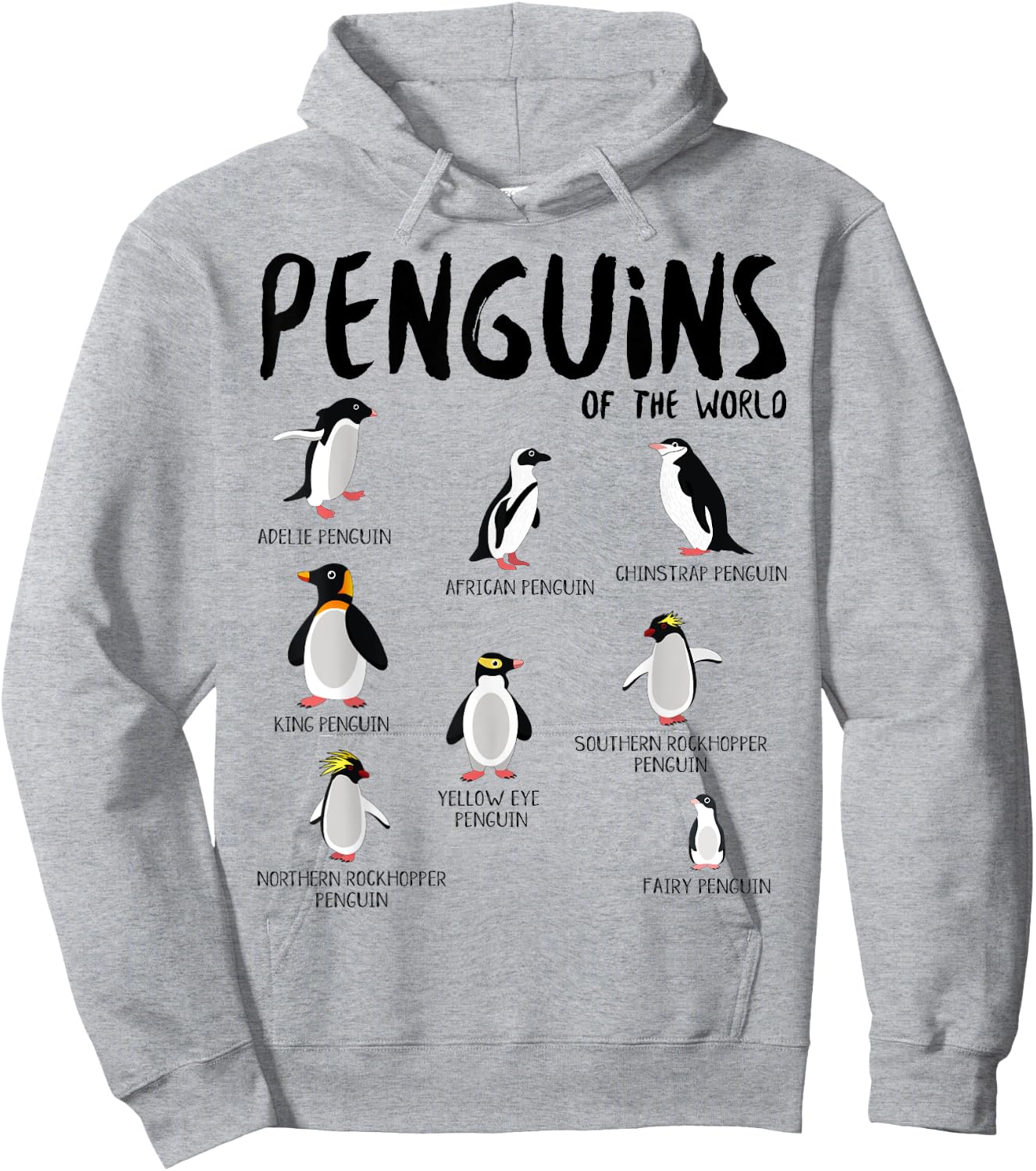 Educational Wild Animals for Kids Men Women Fauna Education Hoodie - Hoodie | Ash