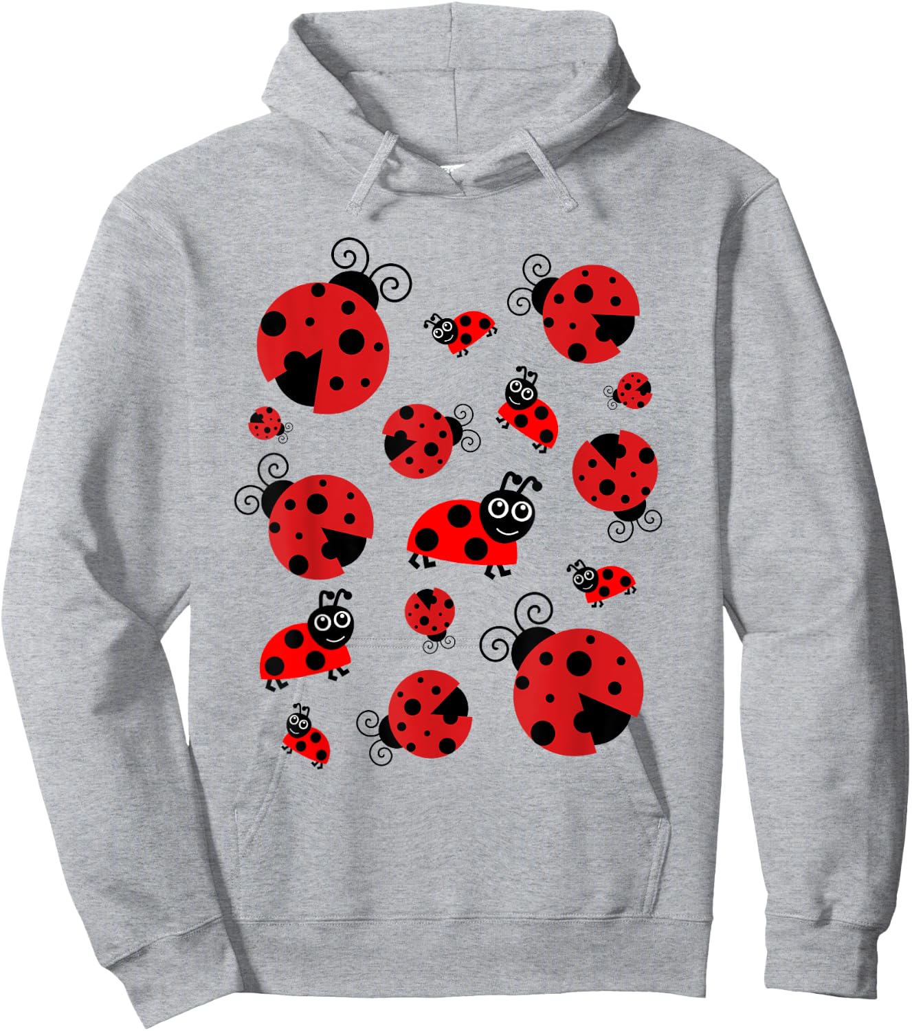 Adorable Ladybugs Everywhere Women, Girls, Kids Hoodie - Hoodie | Ash