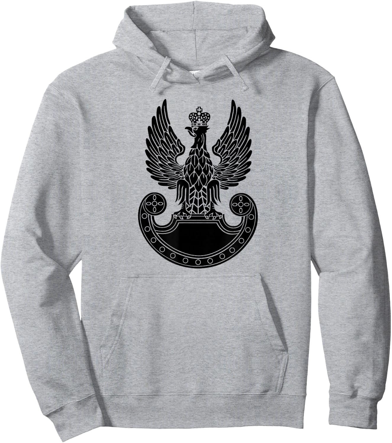 Polish Land Forces Army Poland Armed Forces Military Eagle Hoodie - Hoodie | Ash