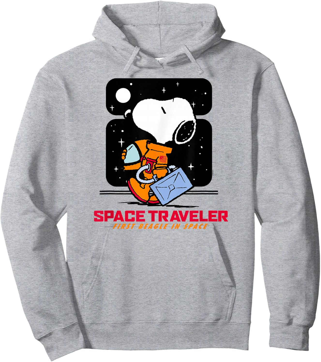 Peanuts Space Traveler Snoopy Hoodie - Hoodie | Ash