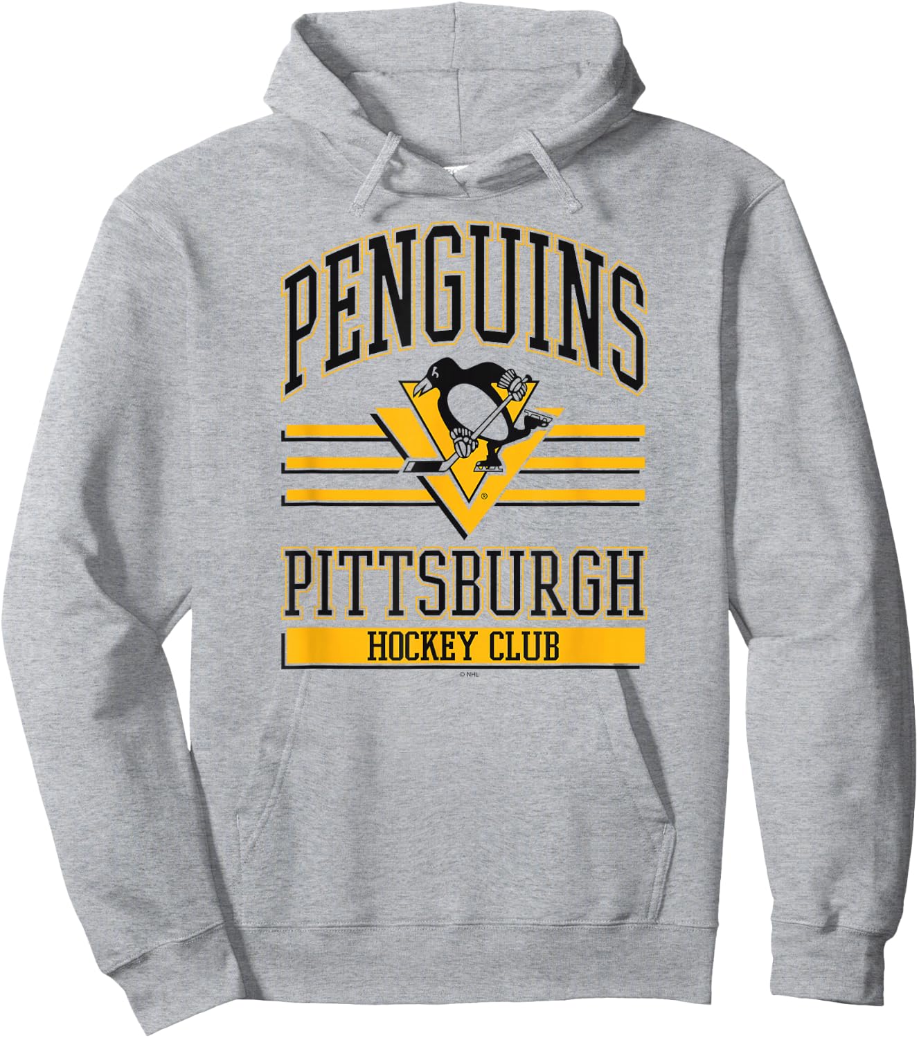 Pittsburgh Penguins Hockey Club White Officially Licensed Hoodie - Hoodie | Ash