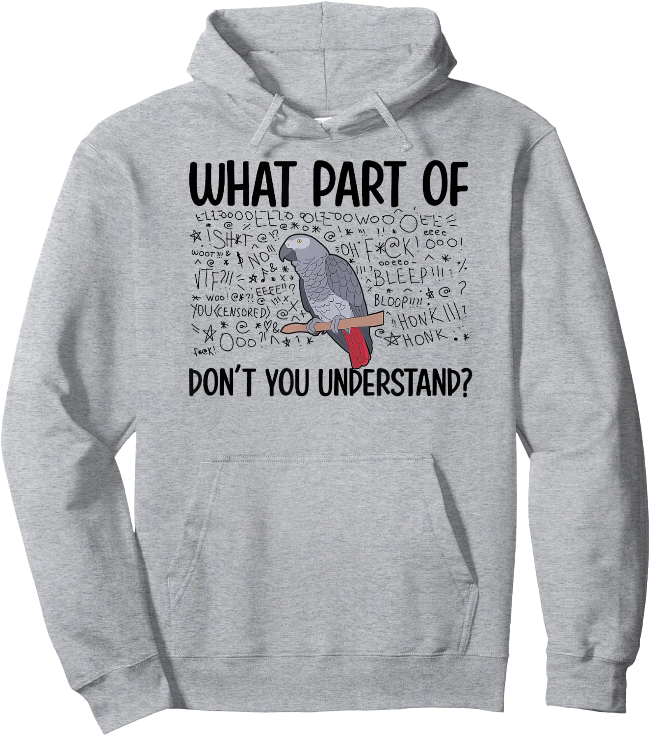 African Grey Parrot Owner Funny African Grey Dad Hoodie - Hoodie | Ash