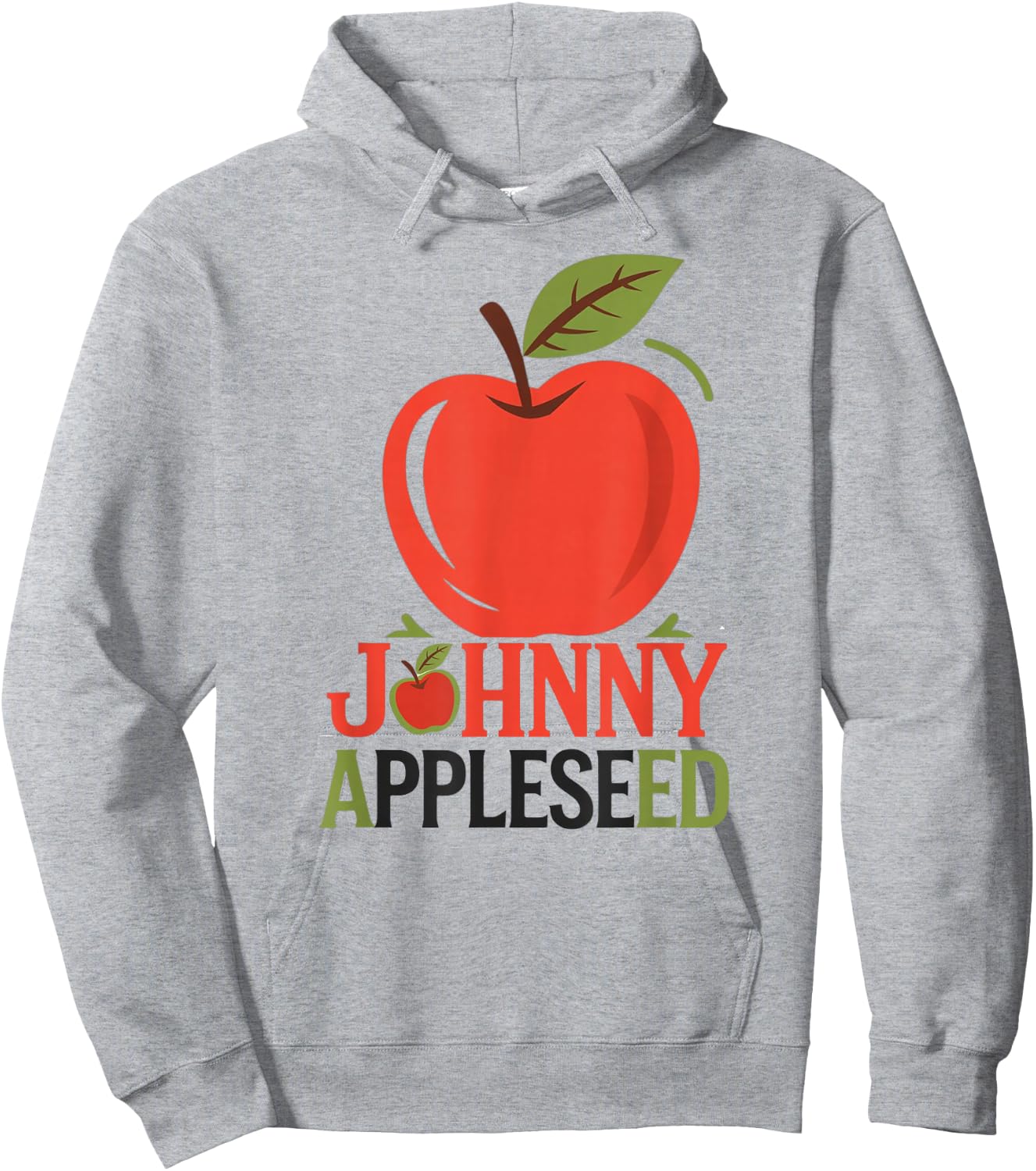 Johnny Appleseed Apple Day Sept 26 Orchard Nursery Kids Hoodie - Hoodie | Ash