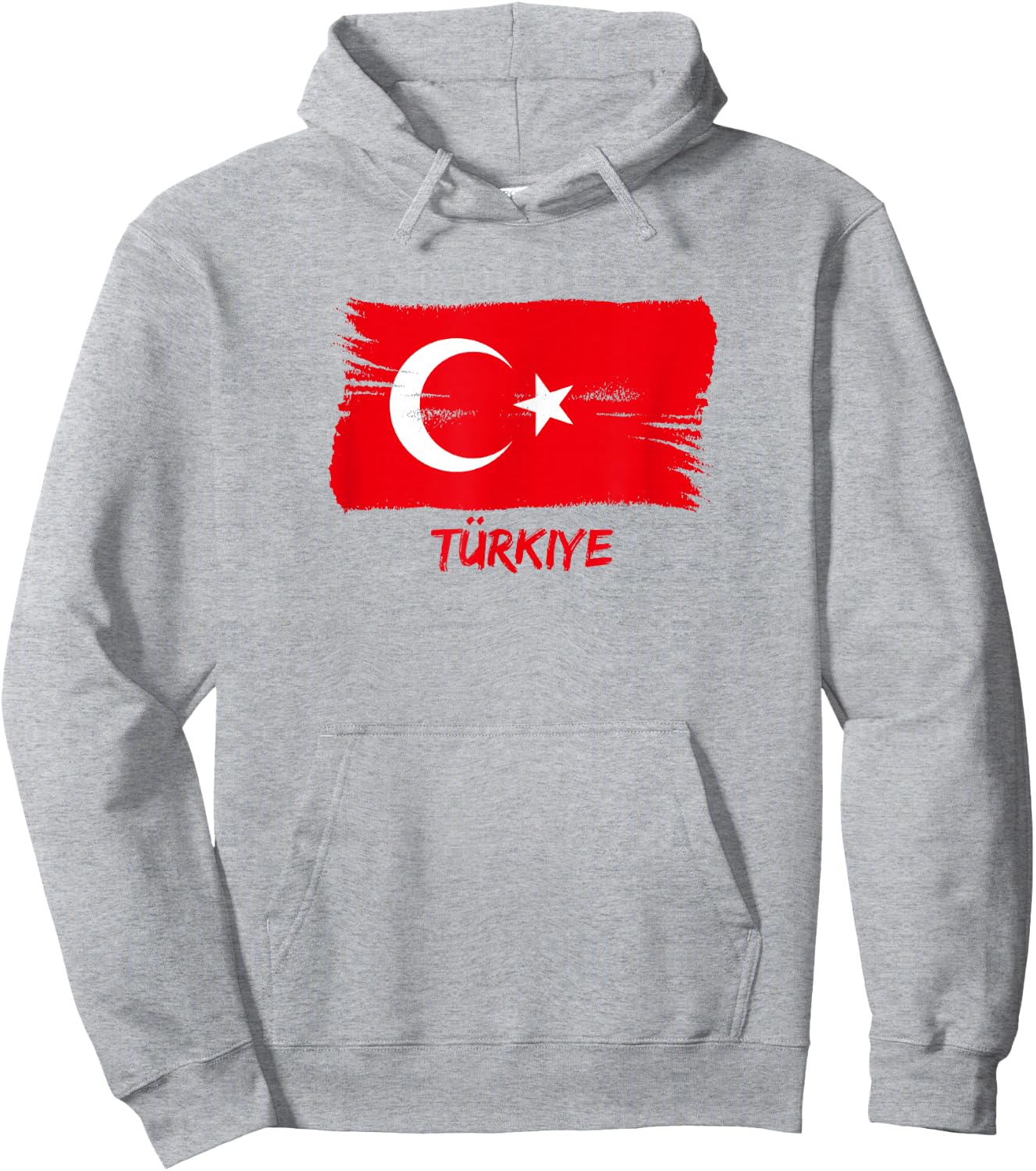 Turkish Fan Flag Turkey Hoodie - Hoodie | Ash