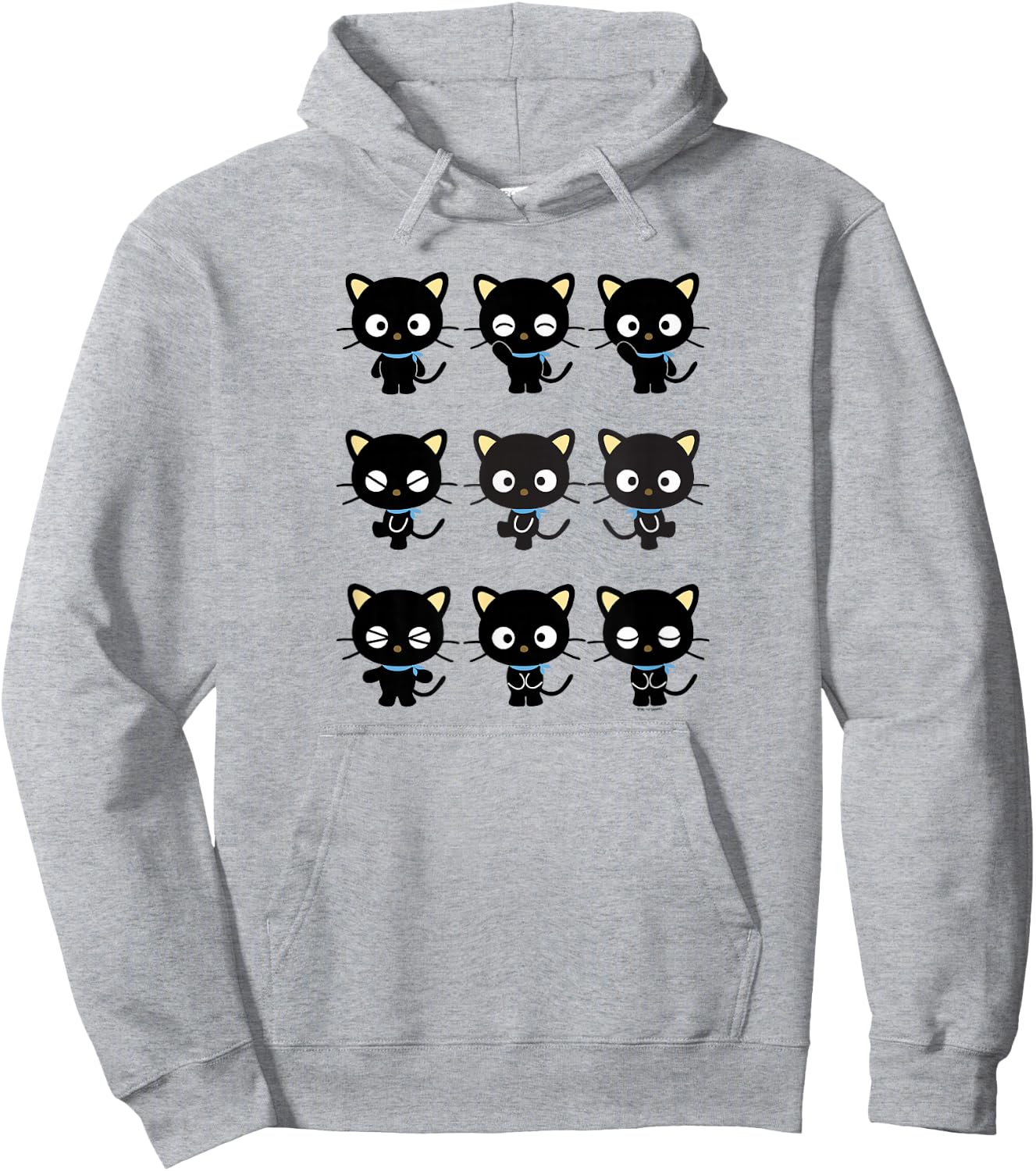 Chococat Many Expressions Hoodie - Hoodie | Ash