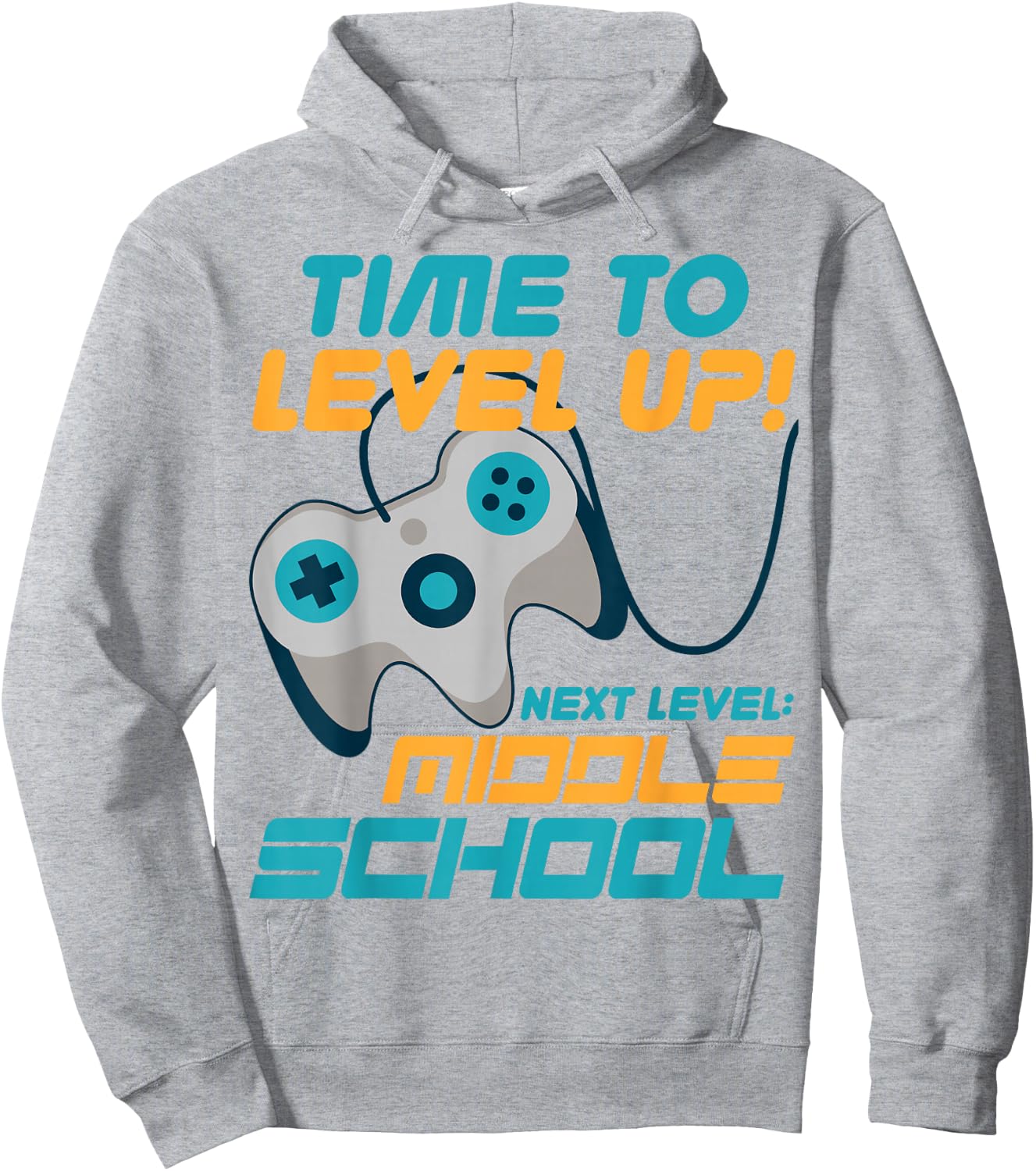 Time to Level Up Middle School 5th Grade Graduation Student Hoodie - Hoodie | Ash