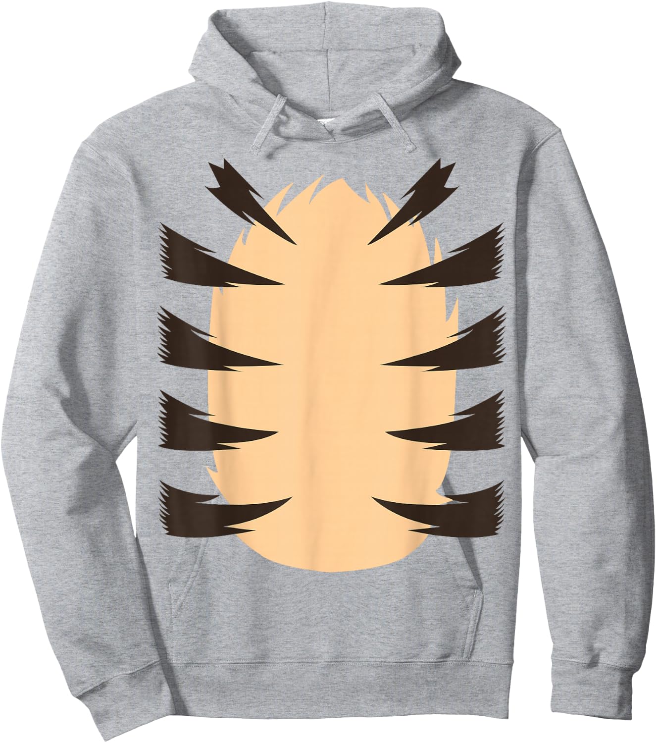Orange Tiger Easy Halloween Costume Adult Kid Men Women Boy Hoodie - Hoodie | Ash