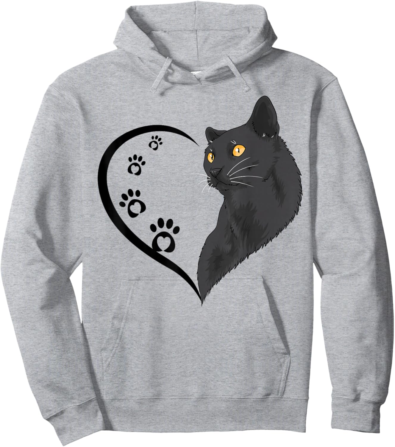 Cat Shirt Cat Shirts Girls Kids Cute Heart Cat Mom Hoodie - Hoodie | Ash