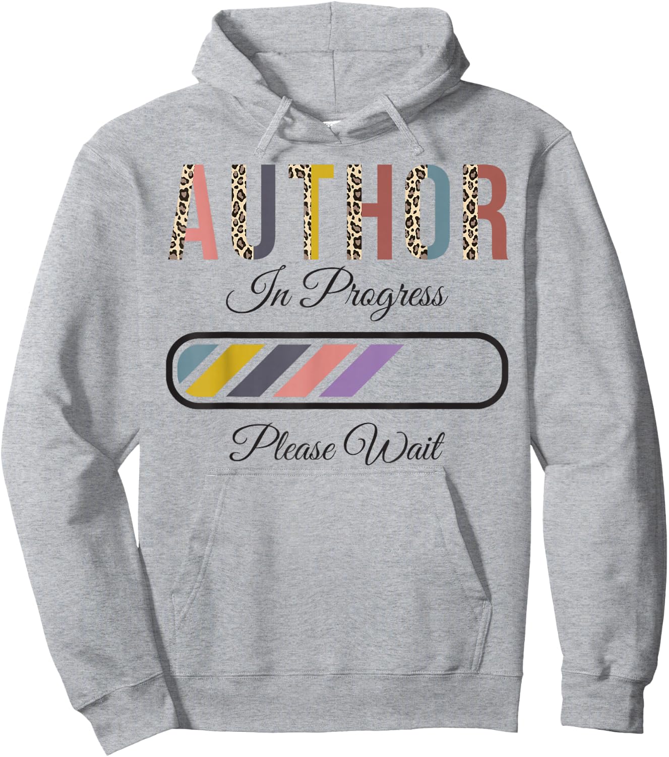Author In Progress Please Wait, Future Author Funny Hoodie - Hoodie | Ash