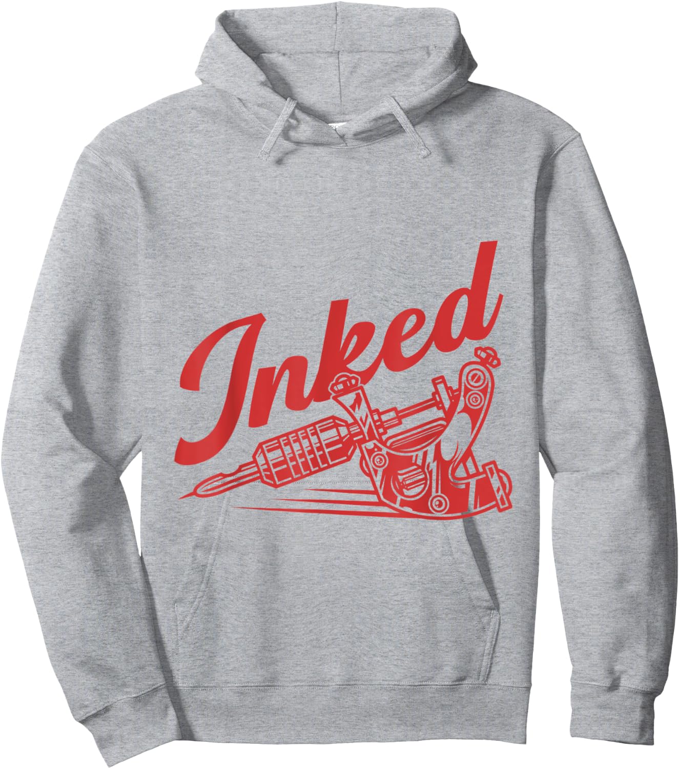 Inked Tattoos Spruch Geschenk Tattoowiererin Tattoowierer Ge Hoodie - Hoodie | Ash