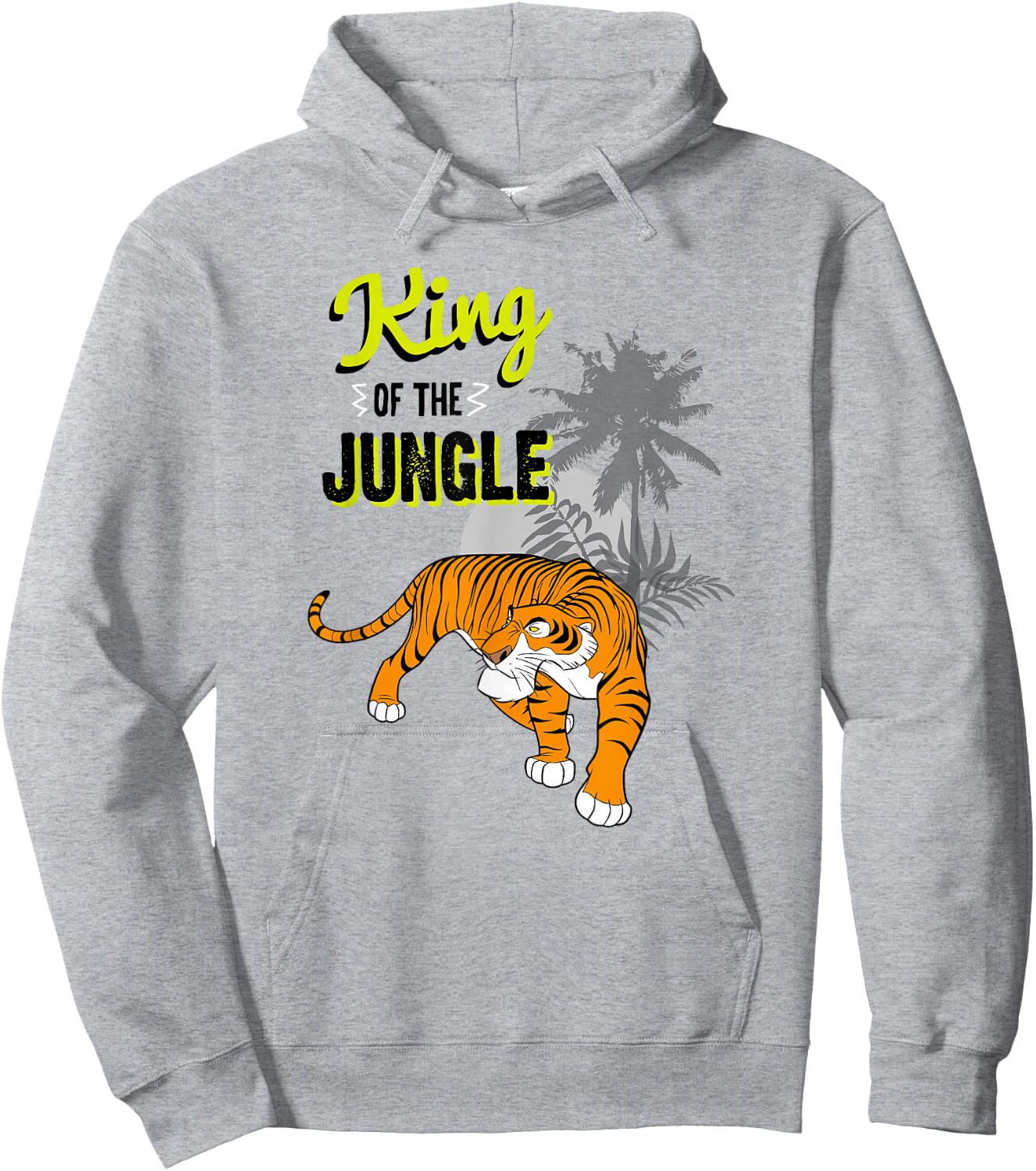 Disney The Jungle Book Shere Khan King Of The Jungle Hoodie - Hoodie | Ash