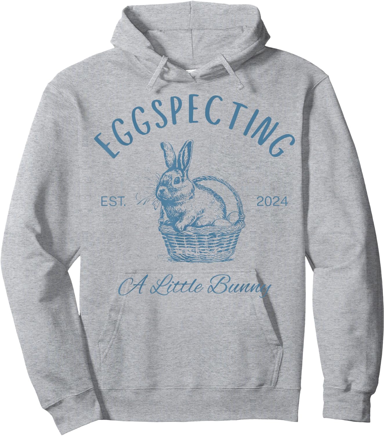 Eggspecting A Little Bunny Hoodie - Hoodie | Ash