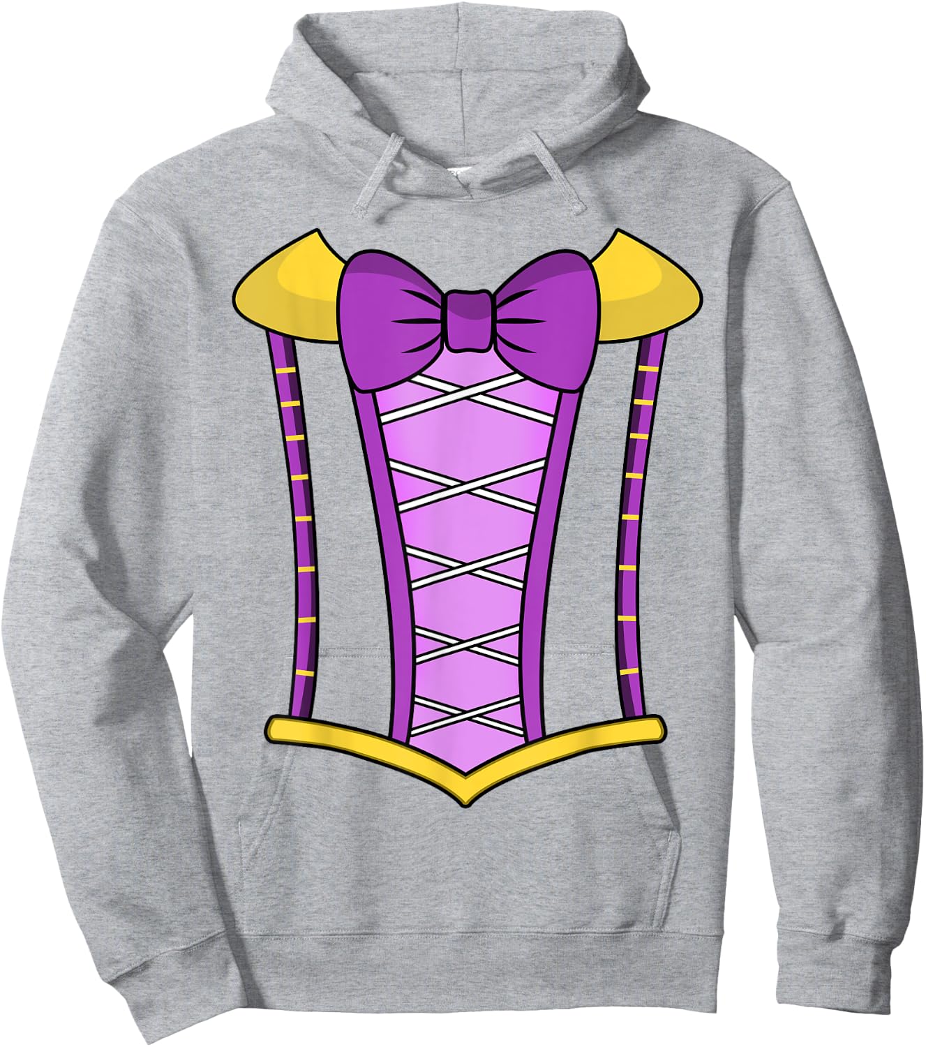 Women Girls Halloween Beautiful Princess Costume Hoodie - Hoodie | Ash