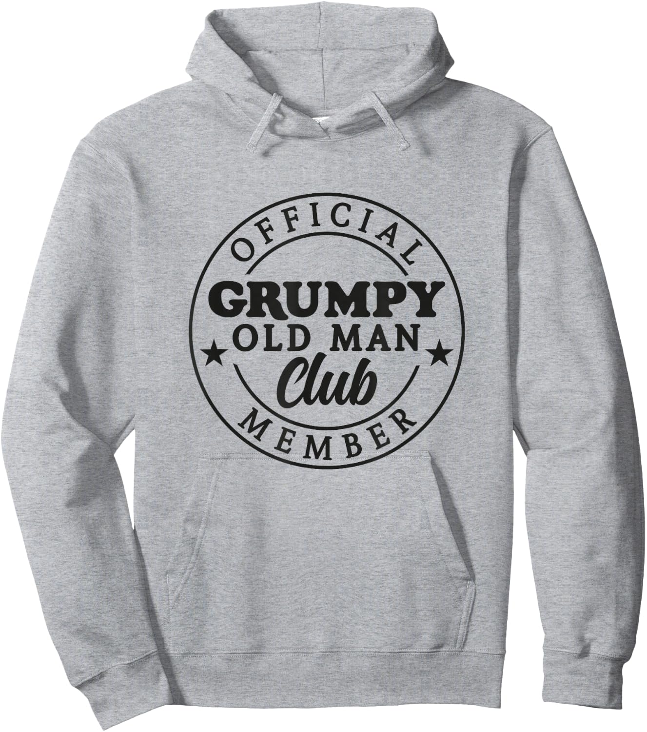 Grumpy Old Man Club Hoodie - Hoodie | Ash