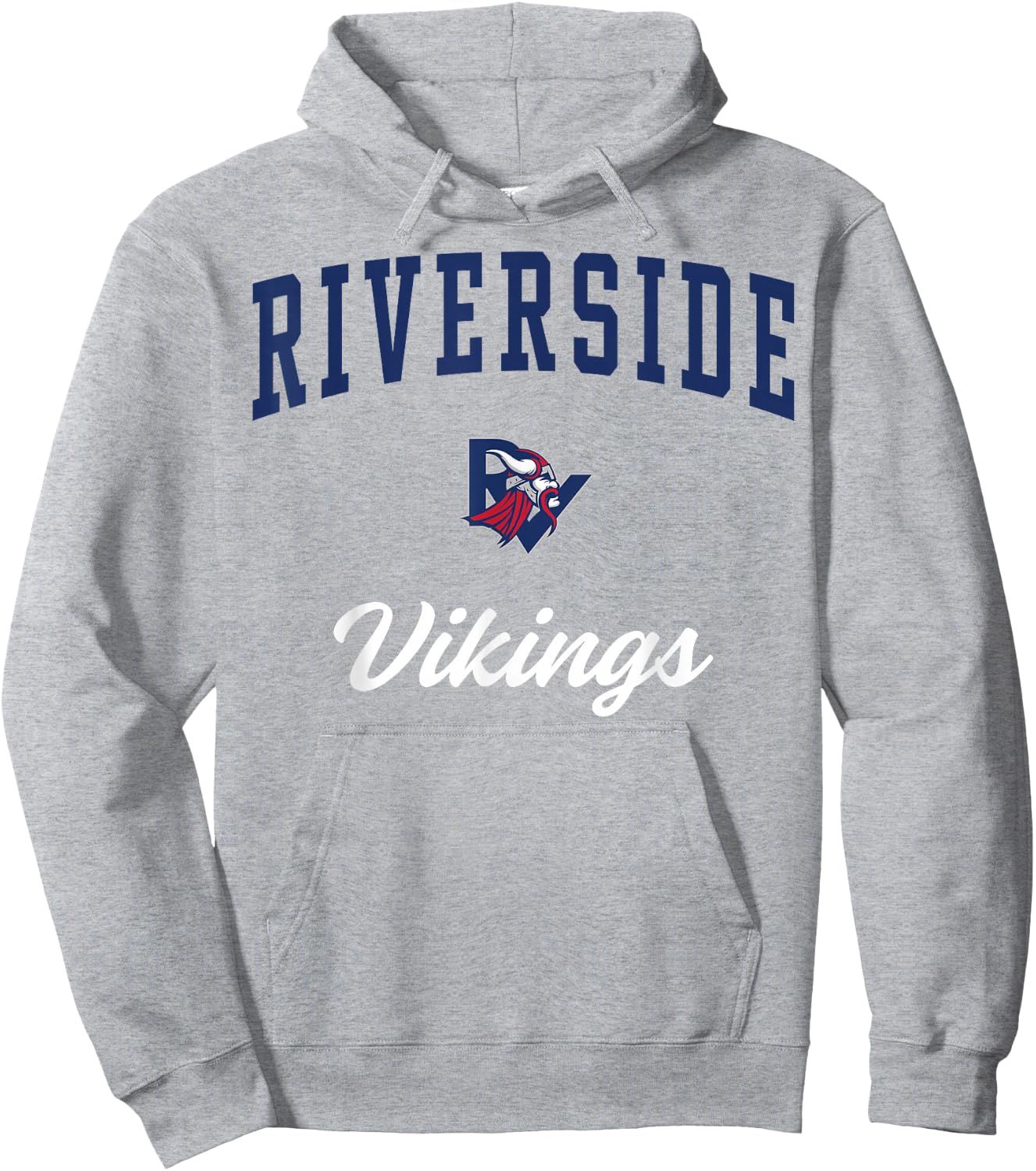 Riverside High School Vikings Hoodie - Hoodie | Ash