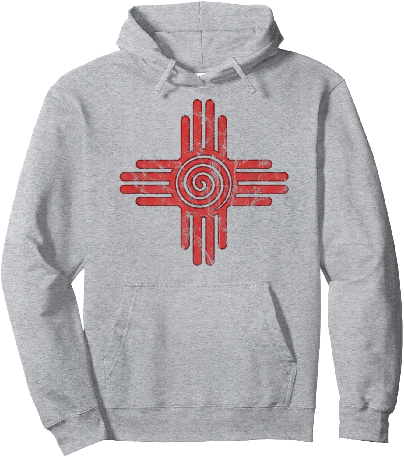 Zia Sun, Zia Pueblo, New Mexico, Native Americans, Symbol Hoodie - Hoodie | Ash