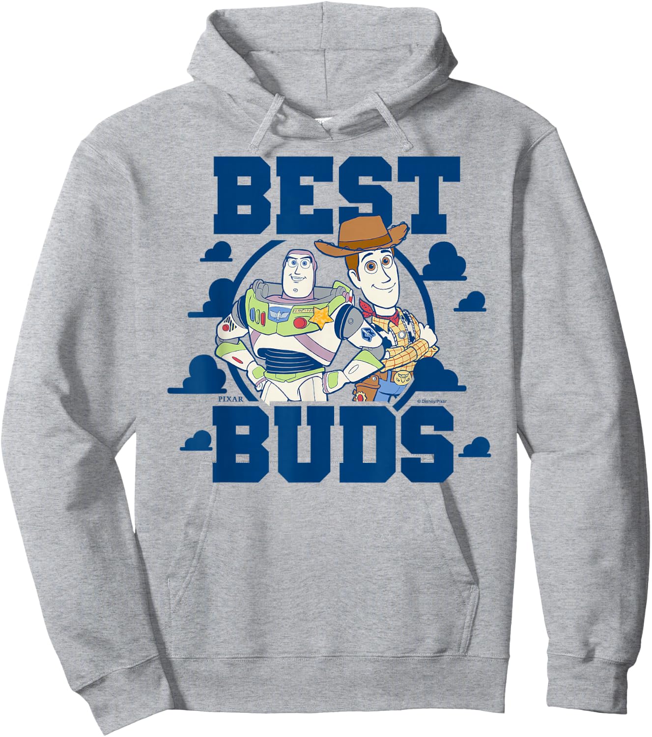 Toy Story 5 - Woody Buzz Best Buds Hoodie - Hoodie | Ash