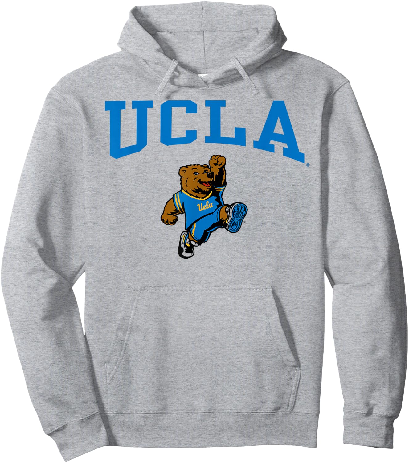 UCLA Bruins Mascot White Officially Licensed Hoodie - Hoodie | Ash
