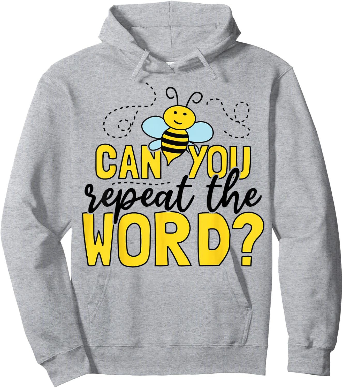 Can you repeat the word? Quote for a Spelling Bee expert Hoodie - Hoodie | Ash