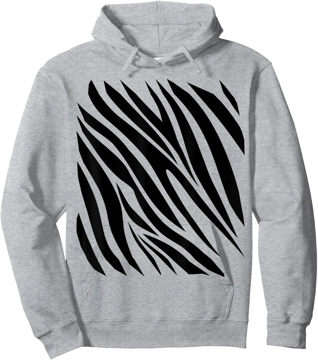 Zebra Print Idea For Kids & Zebra Strips Halloween Costume Hoodie - Hoodie | Ash