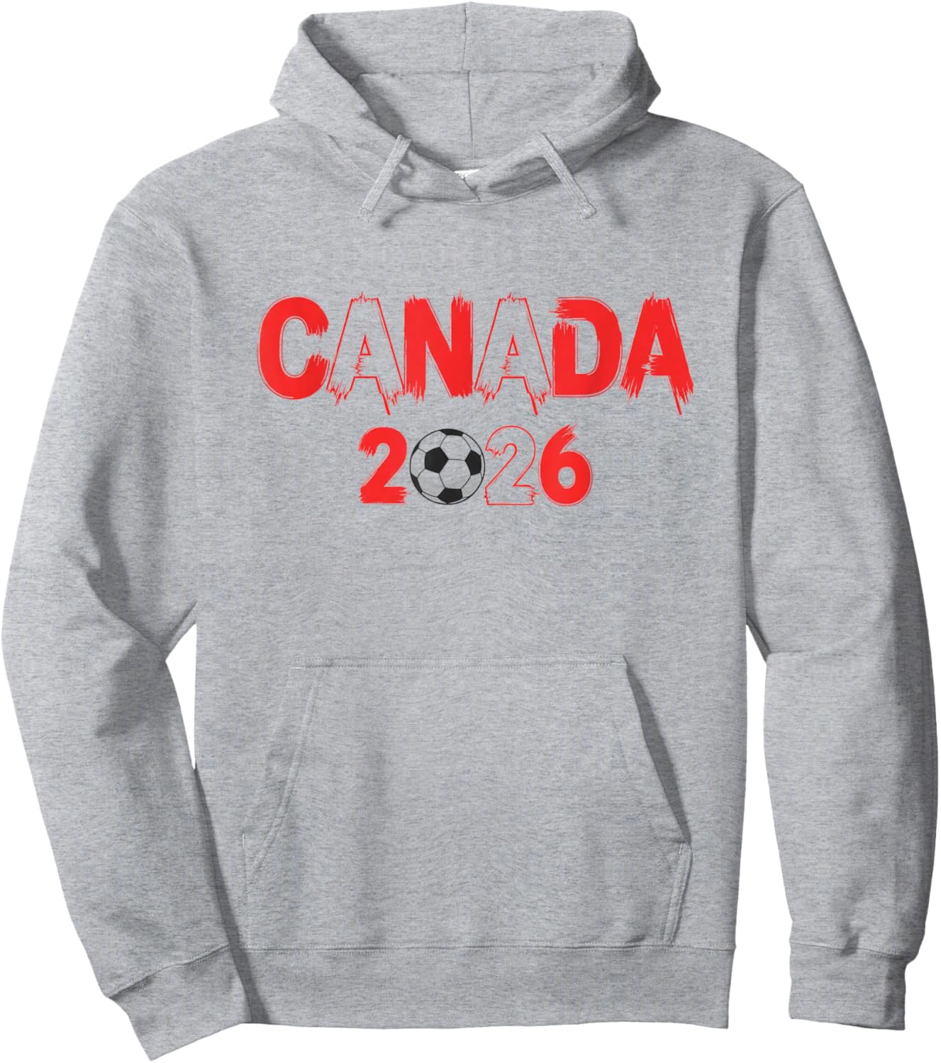 Maillot des Fans de Football Canada 2026 Canada Soccer Hoodie - Hoodie | Ash