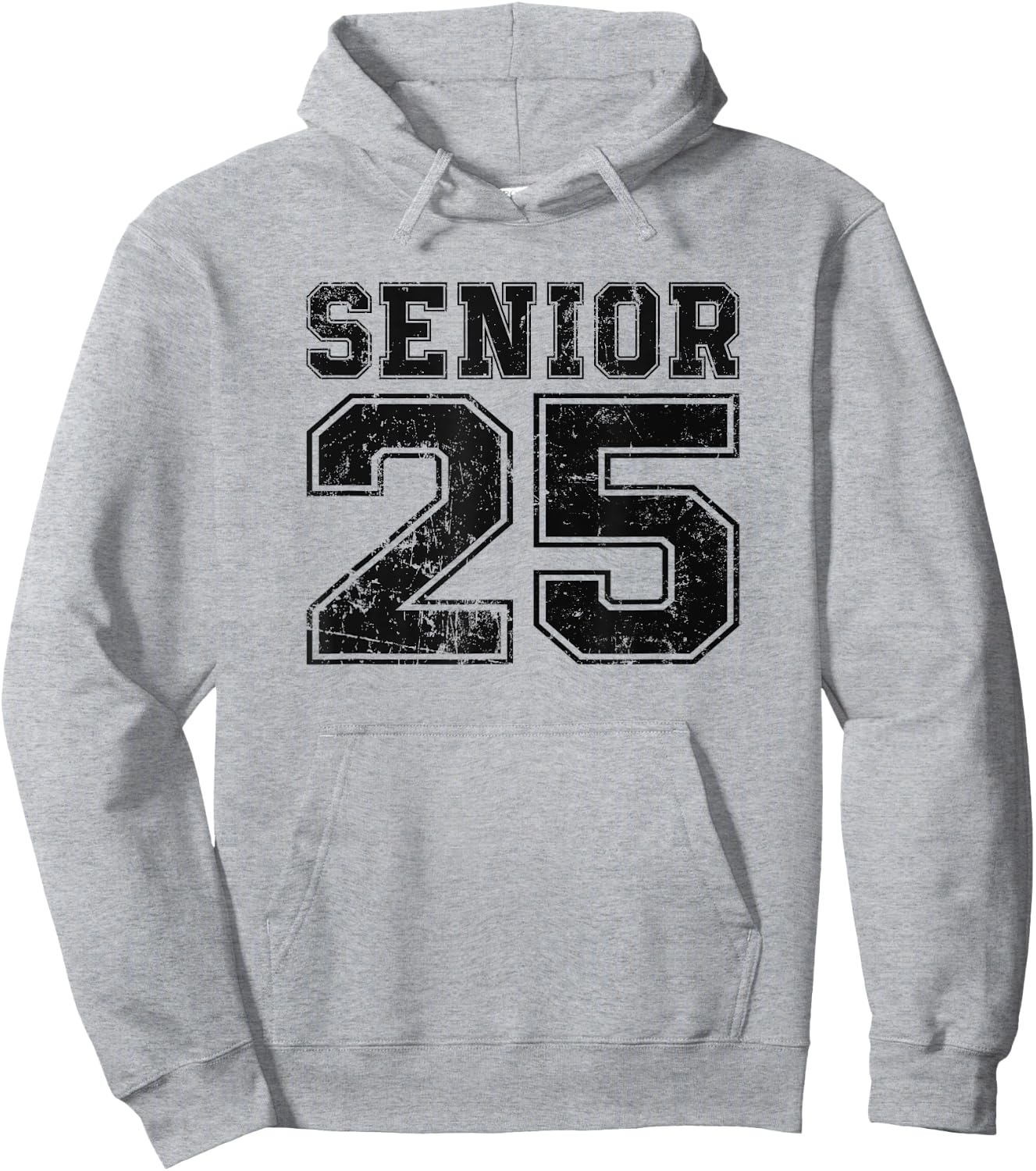 Class of 2025 Senior Graduate, Vintage Senior Graduation Hoodie - Hoodie | Ash