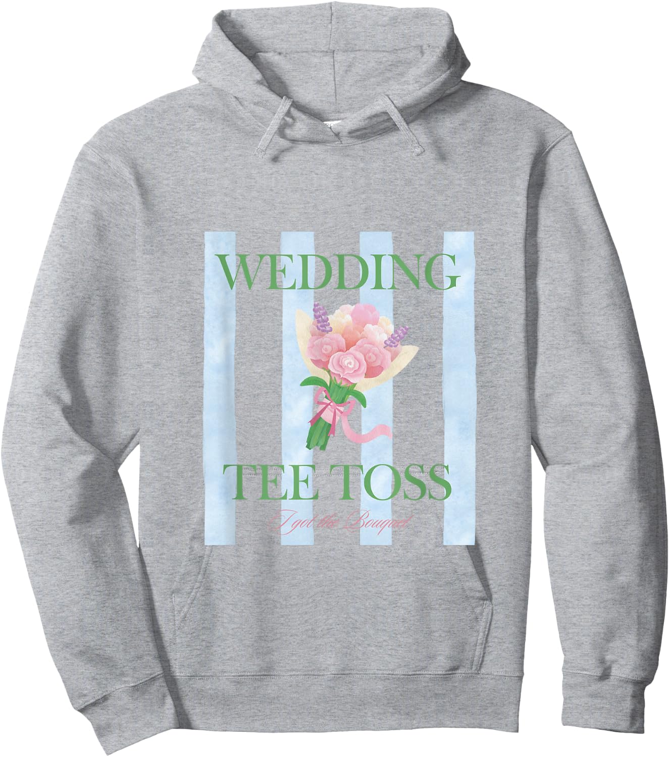 Wedding Toss - I Got the Bouquet Bridal Toss Hoodie - Hoodie | Ash
