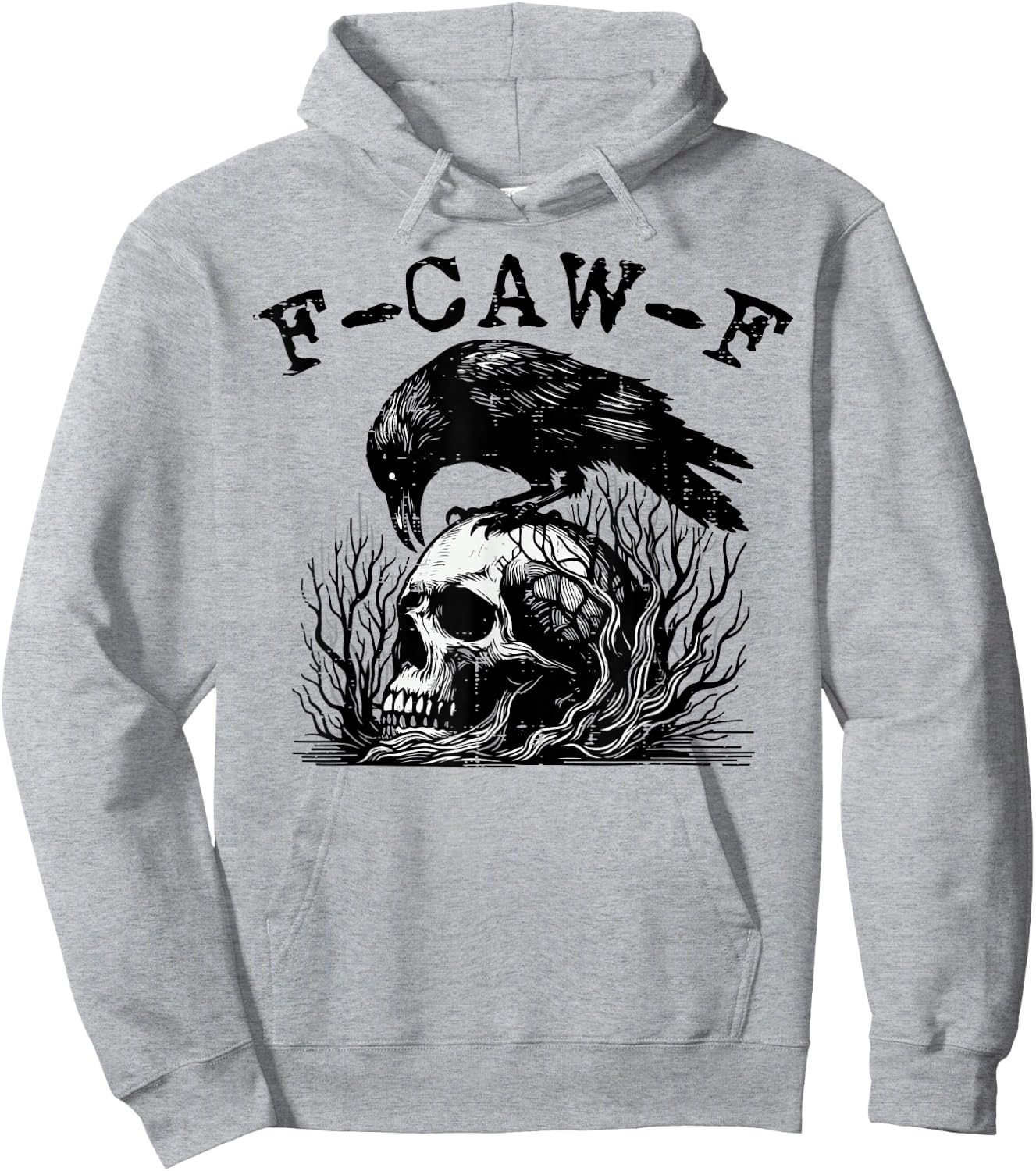 Raven Crow Meme Funny Women Kids Boys Men Youth Teen Hoodie - Hoodie | Ash