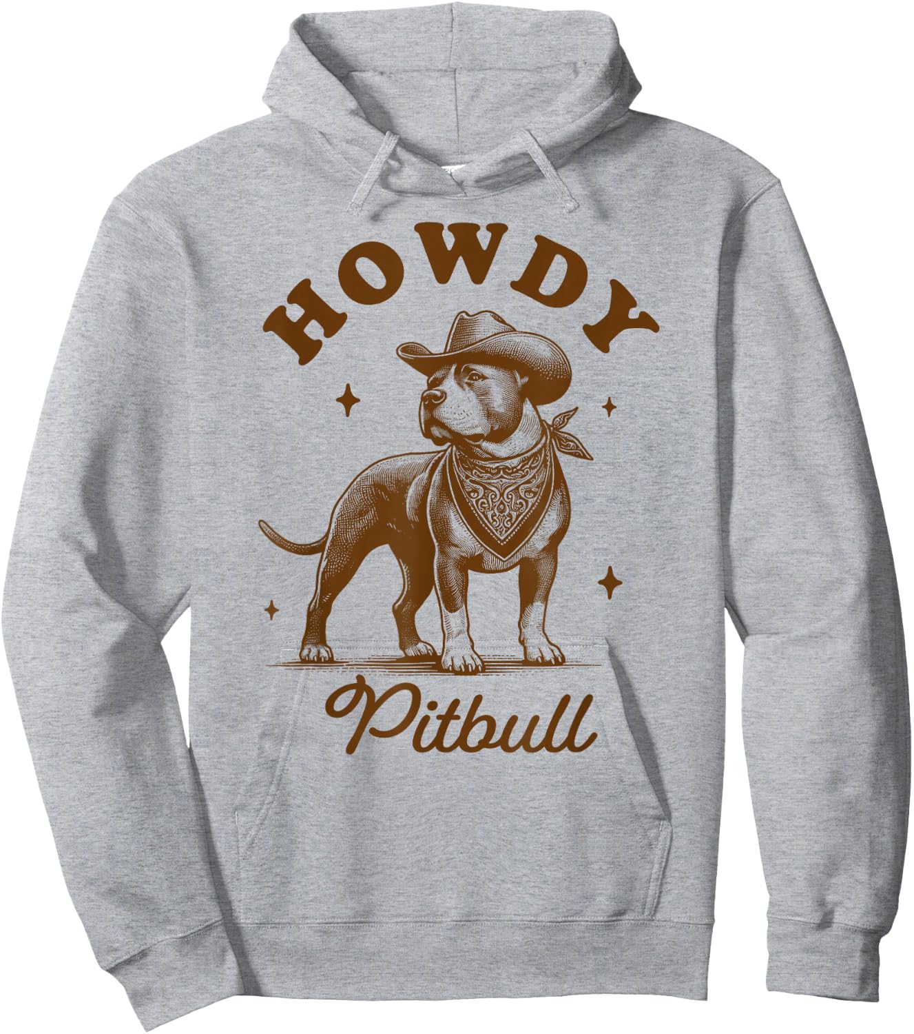 Pitbull Pittie Mom Pitbull Lover Western Life Howdy Pitbull Hoodie - Hoodie | Ash