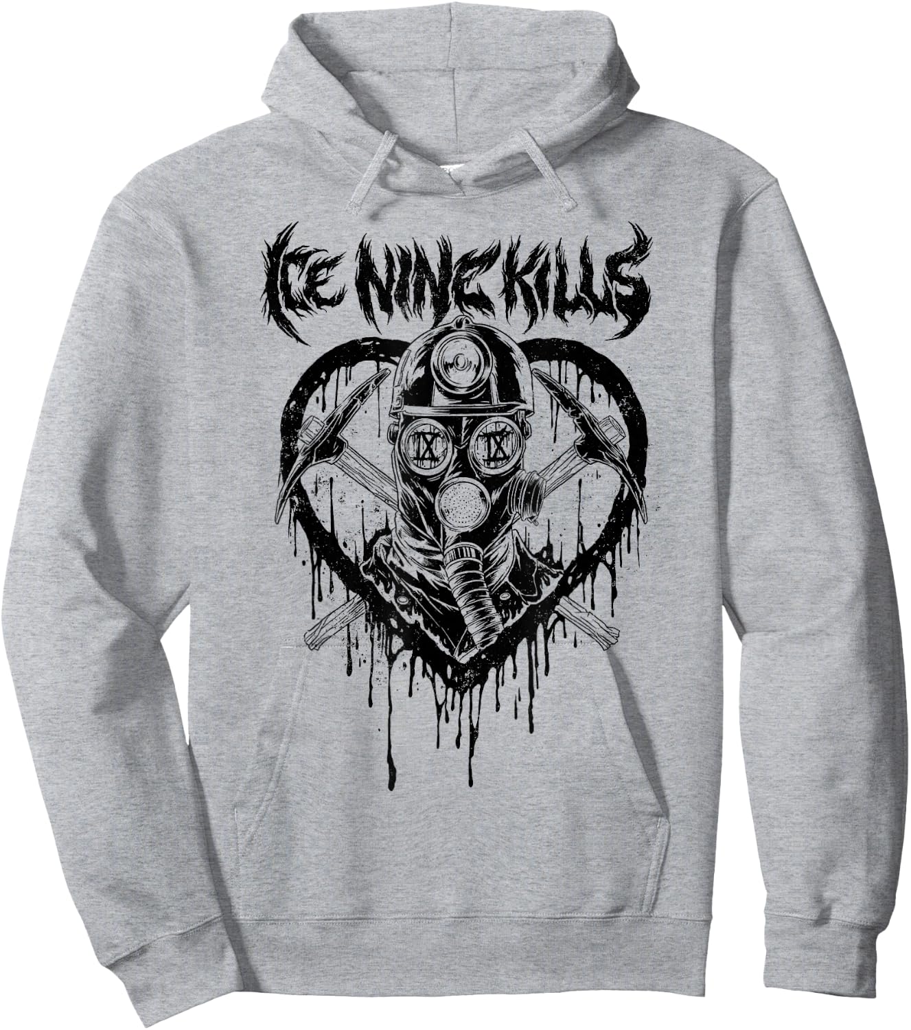 Ice Nine Kills – Valentine Mask Hoodie - Hoodie | Ash