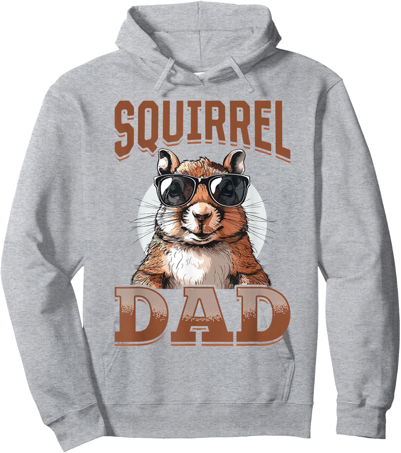 Funny Squirrel Animal Squirrel Dad Hoodie - Hoodie | Ash