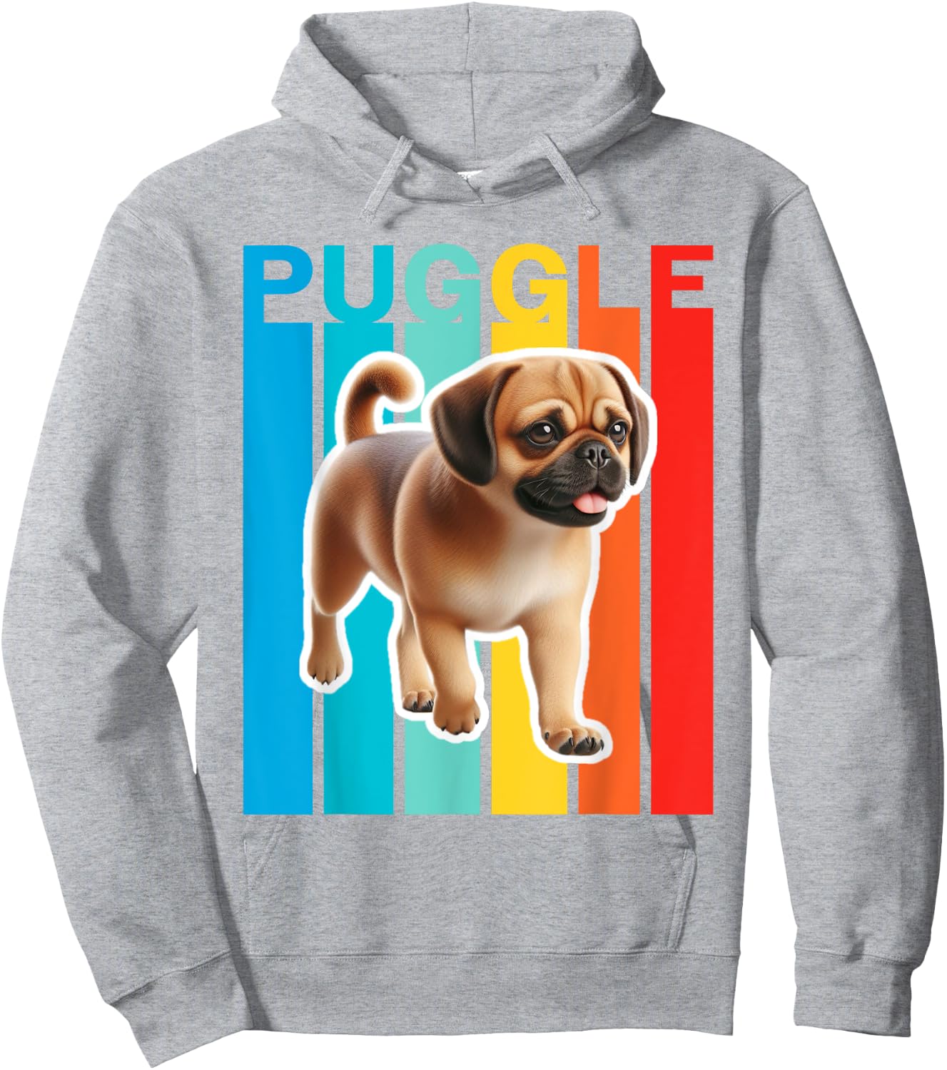 Colorful Puggle Hoodie - Hoodie | Ash