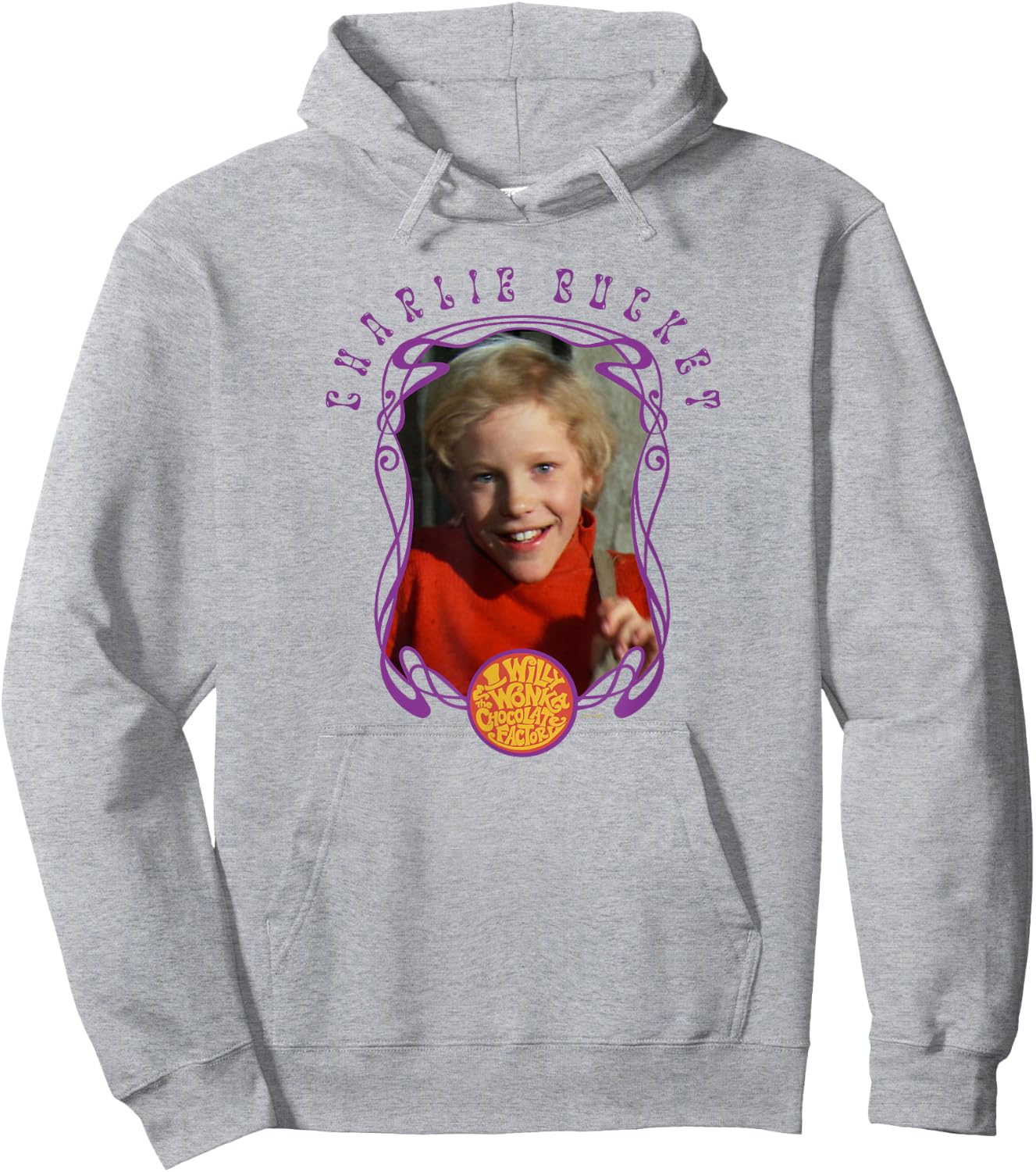 Willy Wonka And The Chocolate Factory Charlie Bucket Frame Hoodie - Hoodie | Ash