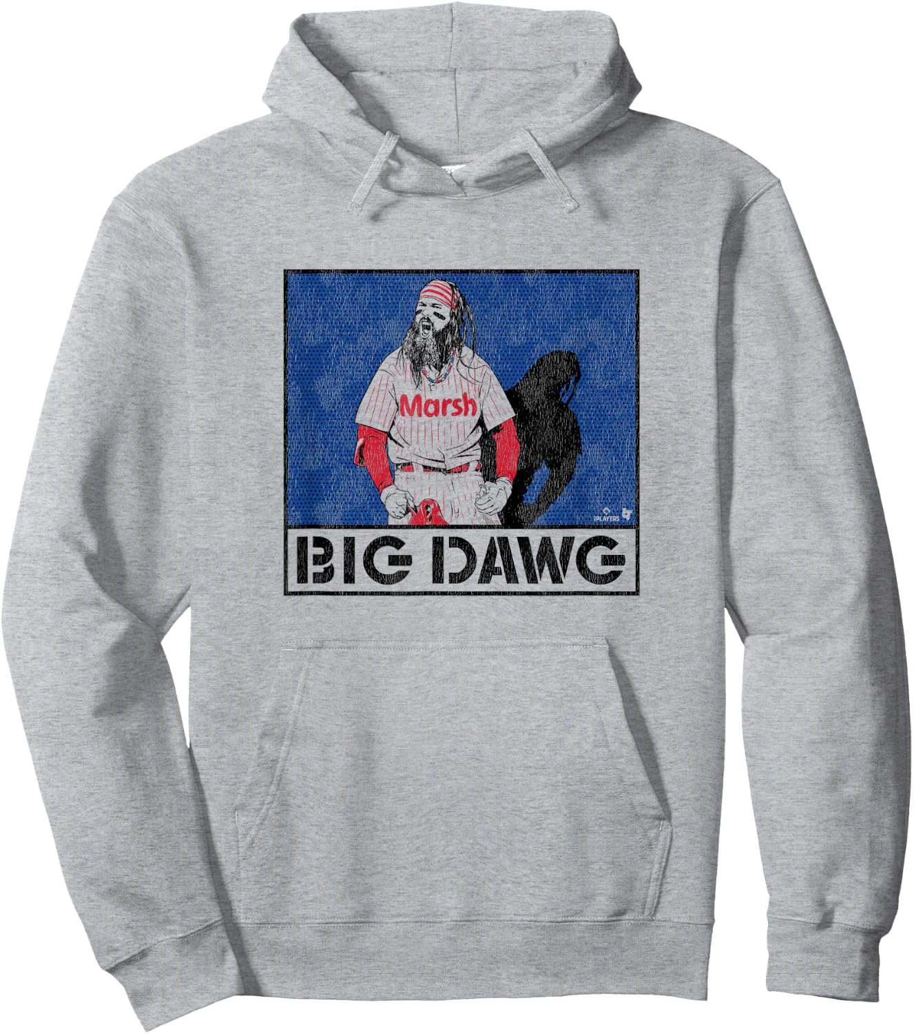 Brandon Marsh - Big Dawg - Philadelphia Baseball Hoodie - Hoodie | Ash