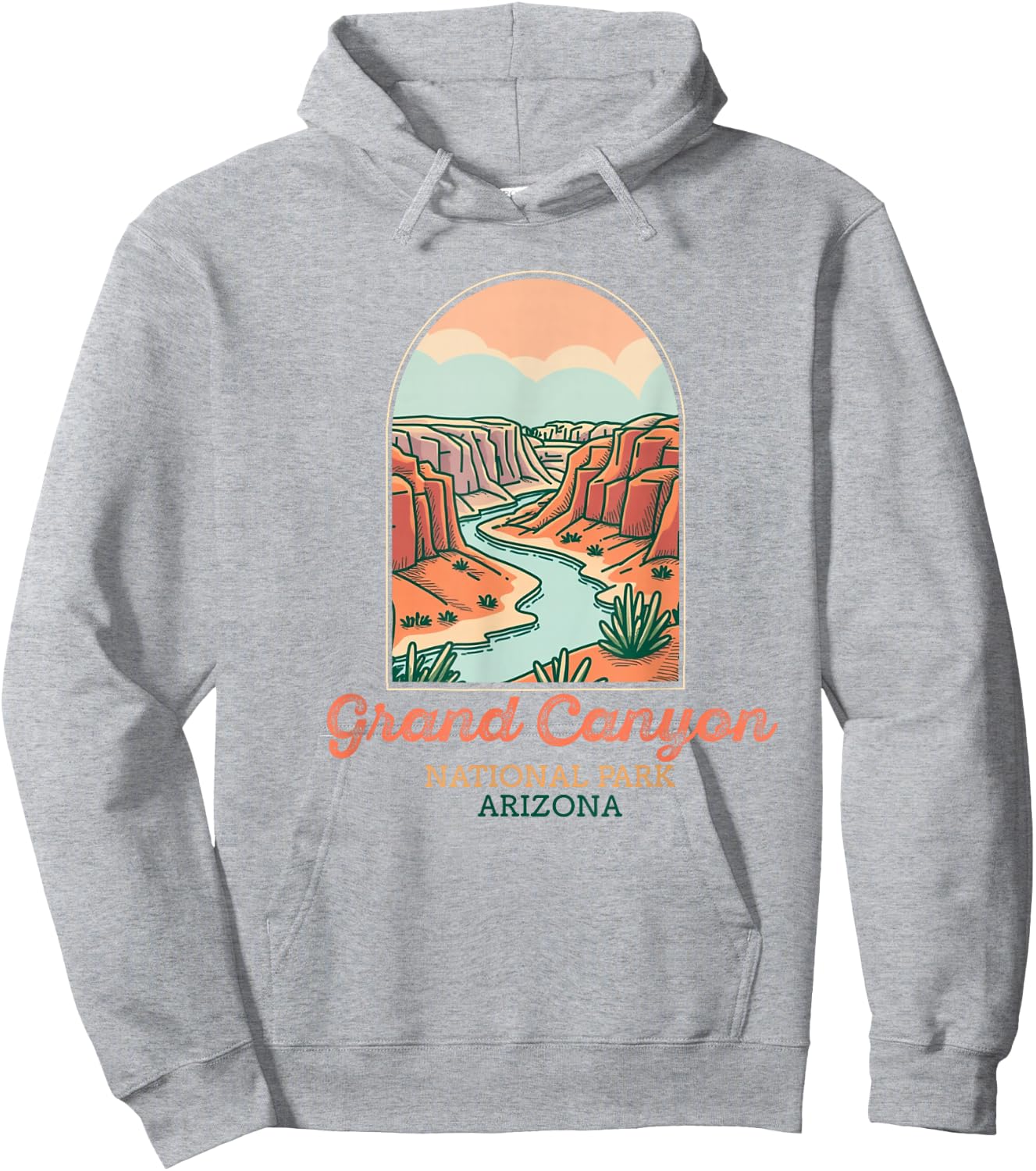 Grand Canyon National Park Souvenir Arizona Hommes Femmes Hoodie - Hoodie | Ash
