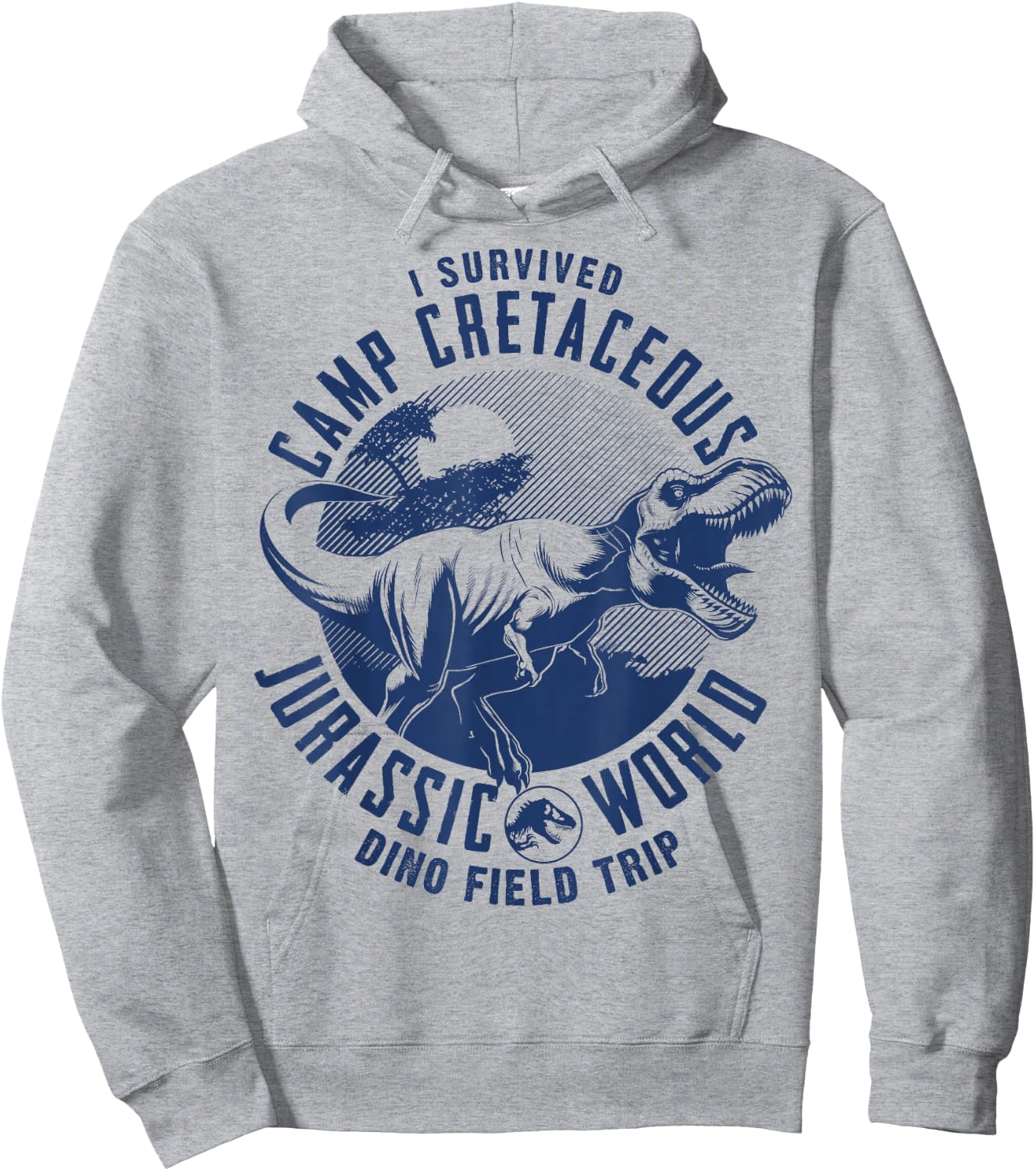 Jurassic World: Camp Cretaceous I Survived Dino Field Trip Hoodie - Hoodie | Ash