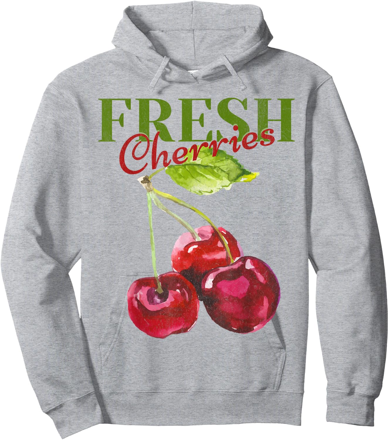 Fresh Cherries Homestead Homegrown Farmhouse Farmer Hoodie - Hoodie | Ash