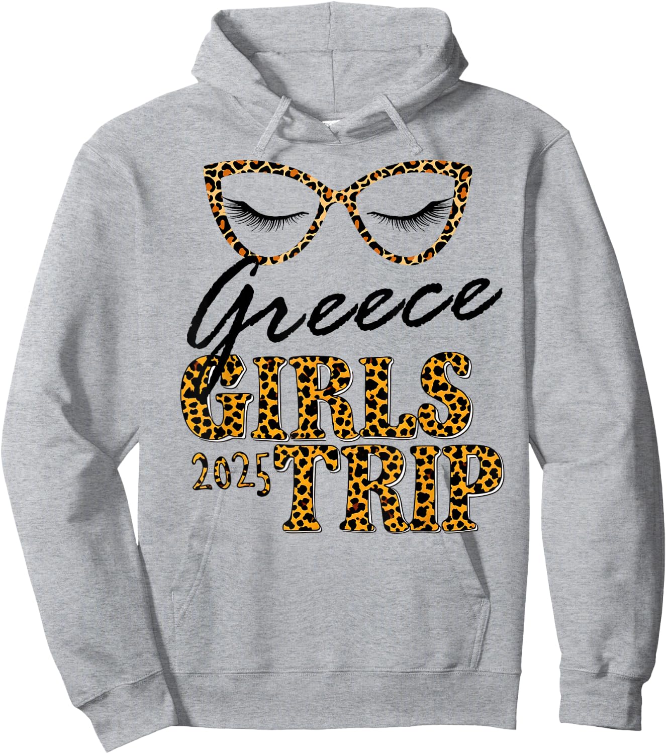Girls Trip Greece 2025 Shirt Vacation Weekend Birthday Squad Hoodie - Hoodie | Ash
