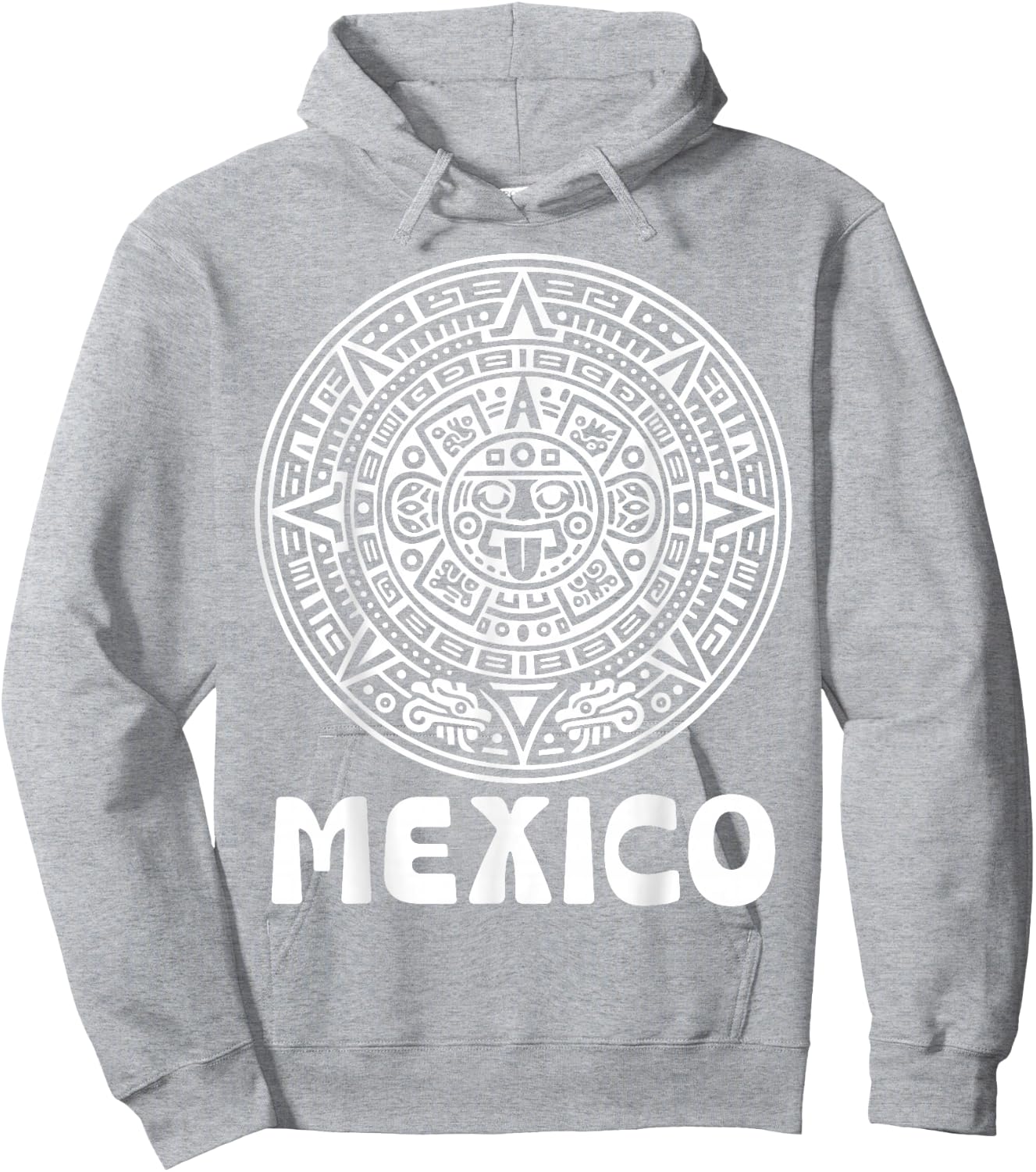 Calendrier aztèque Futbol Mexico Soccer Fan Mexican Pride 2026 Hoodie - Hoodie | Ash