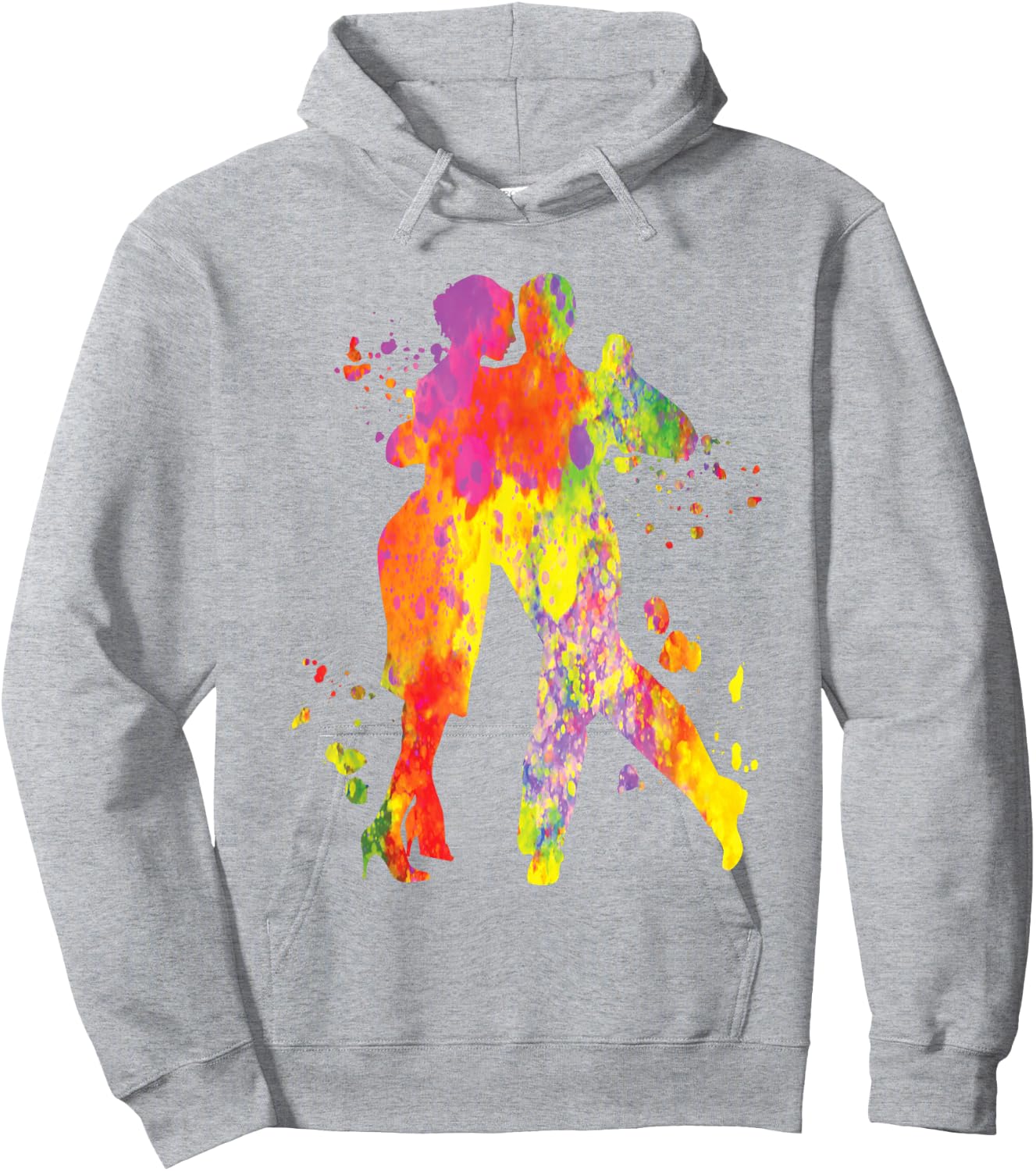 Tango Argentino Dancing Heartbeat Milonga Vals Tango-Tänzer Hoodie - Hoodie | Ash