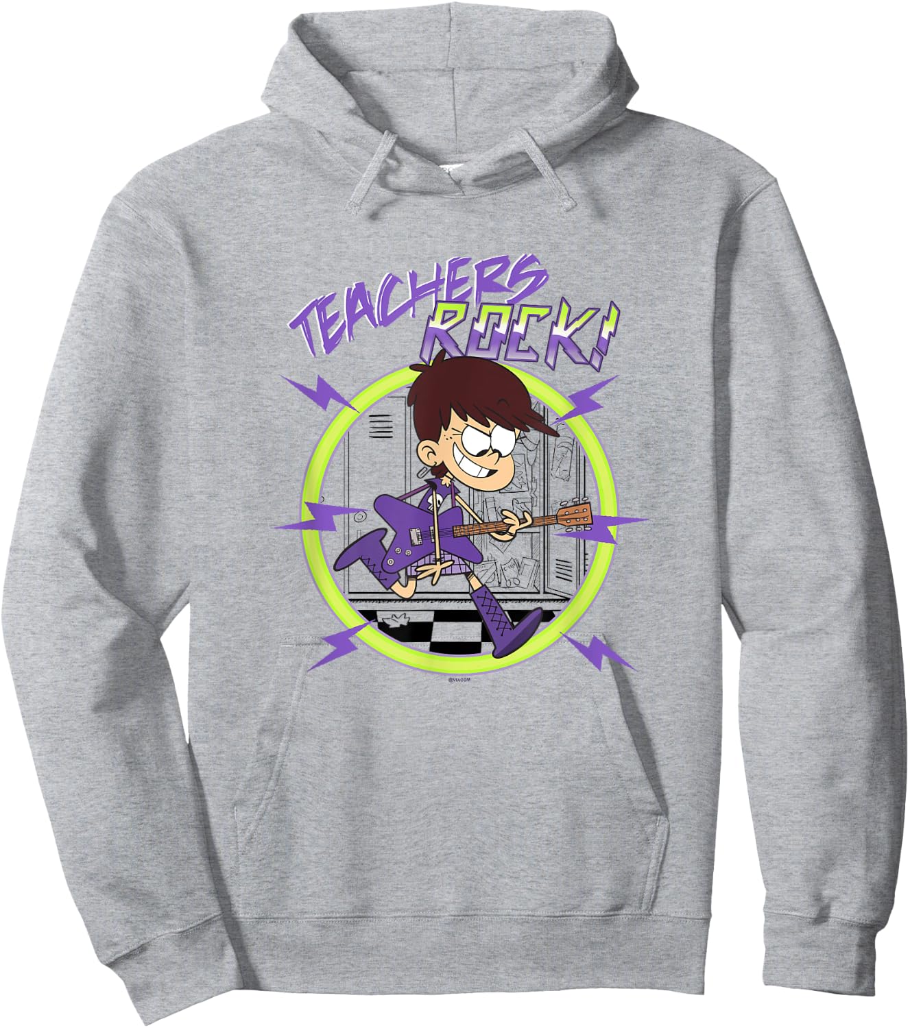 The Loud House Teachers Rock! Luna Loud Epic Portrait Hoodie - Hoodie | Ash