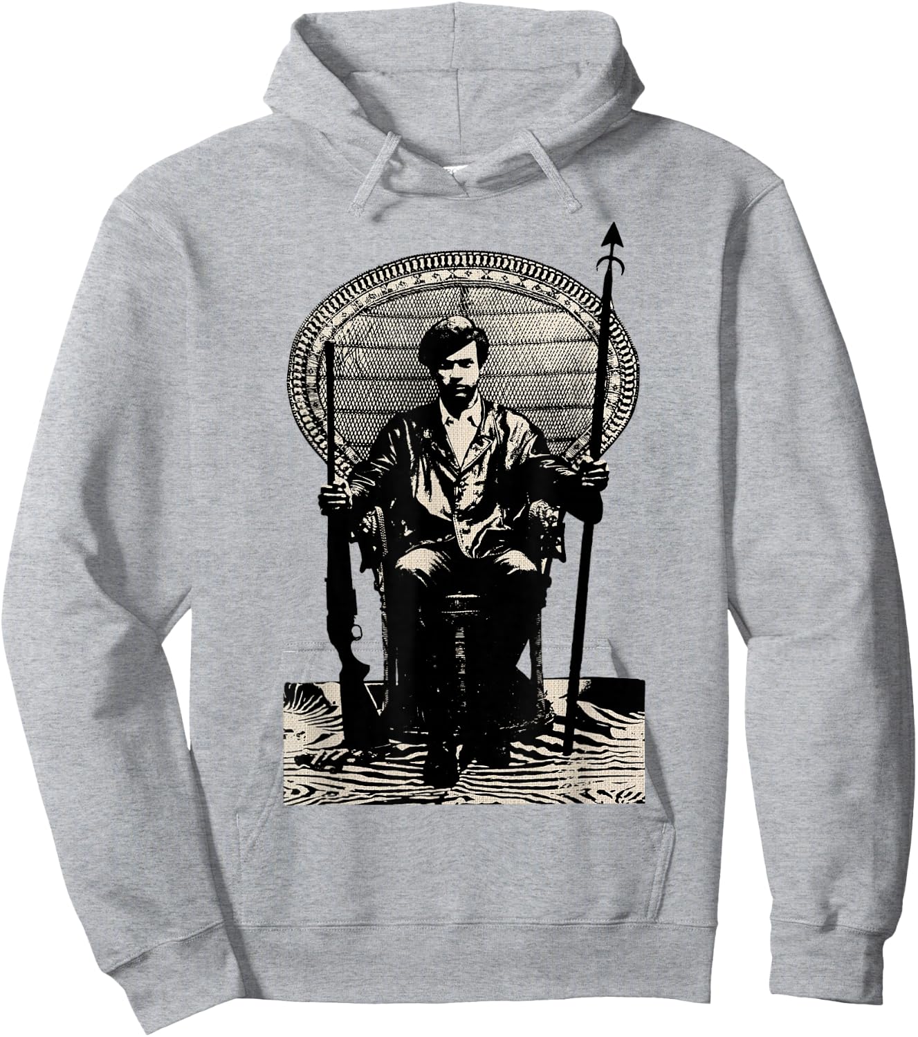 BPP Vintage Black History Self Defense Black Panthers Party Hoodie - Hoodie | Ash