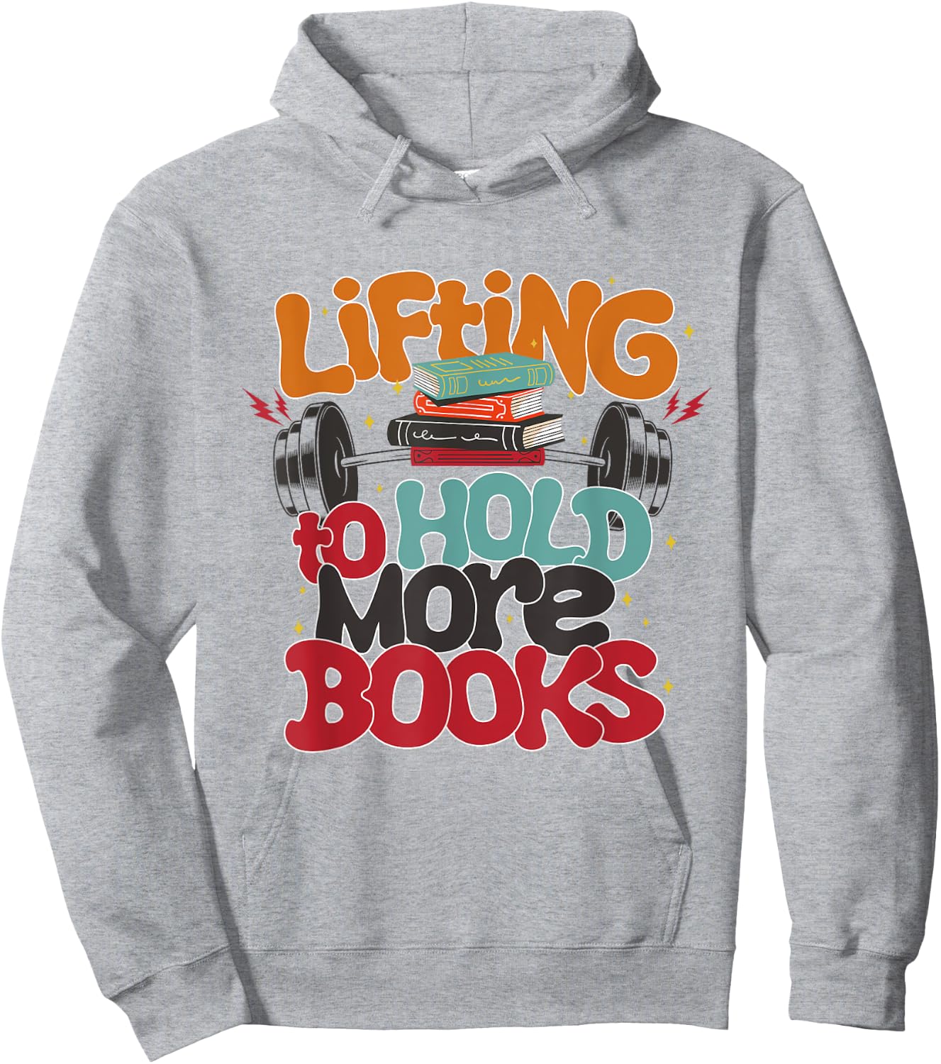 Lifting To Hold More Books Gym Fitness Women Bodybuilding Hoodie - Hoodie | Ash