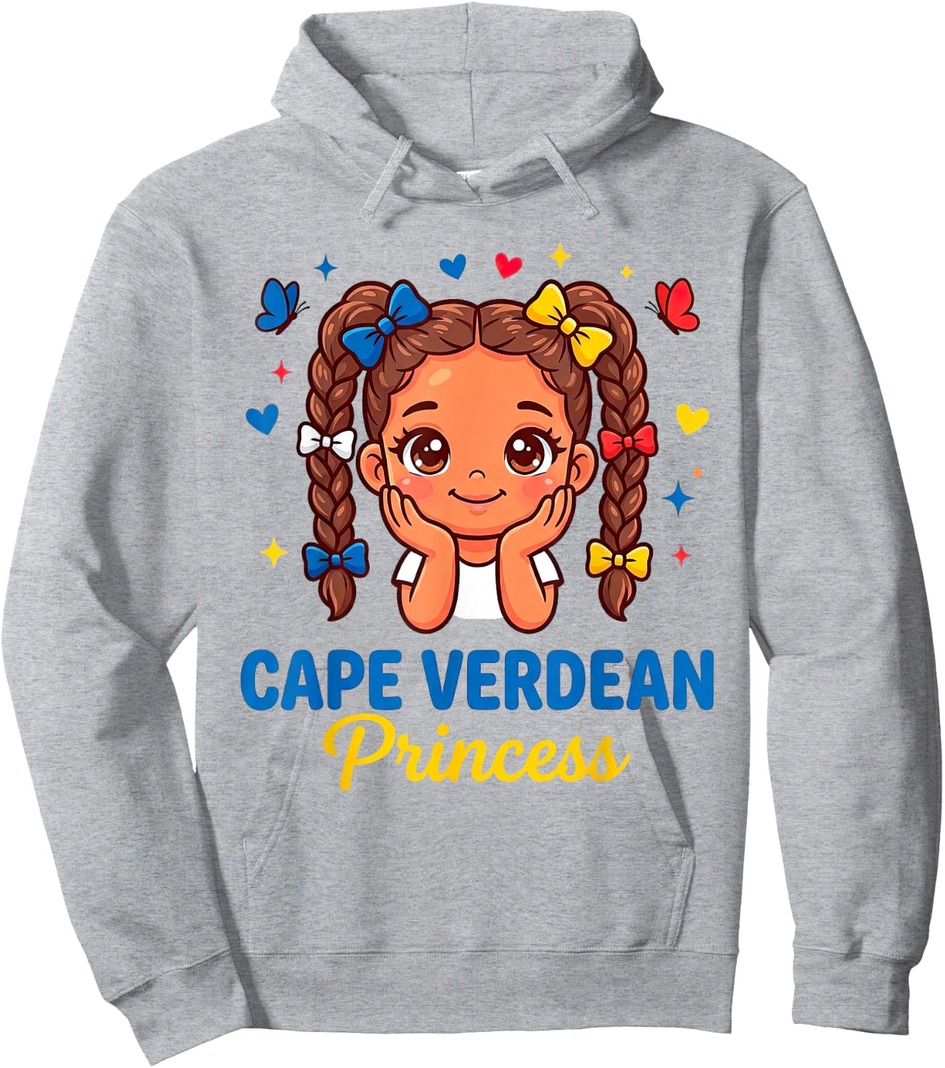 Cape Verde for Girl Cape Verdean Travel Graphic Hoodie - Hoodie | Ash