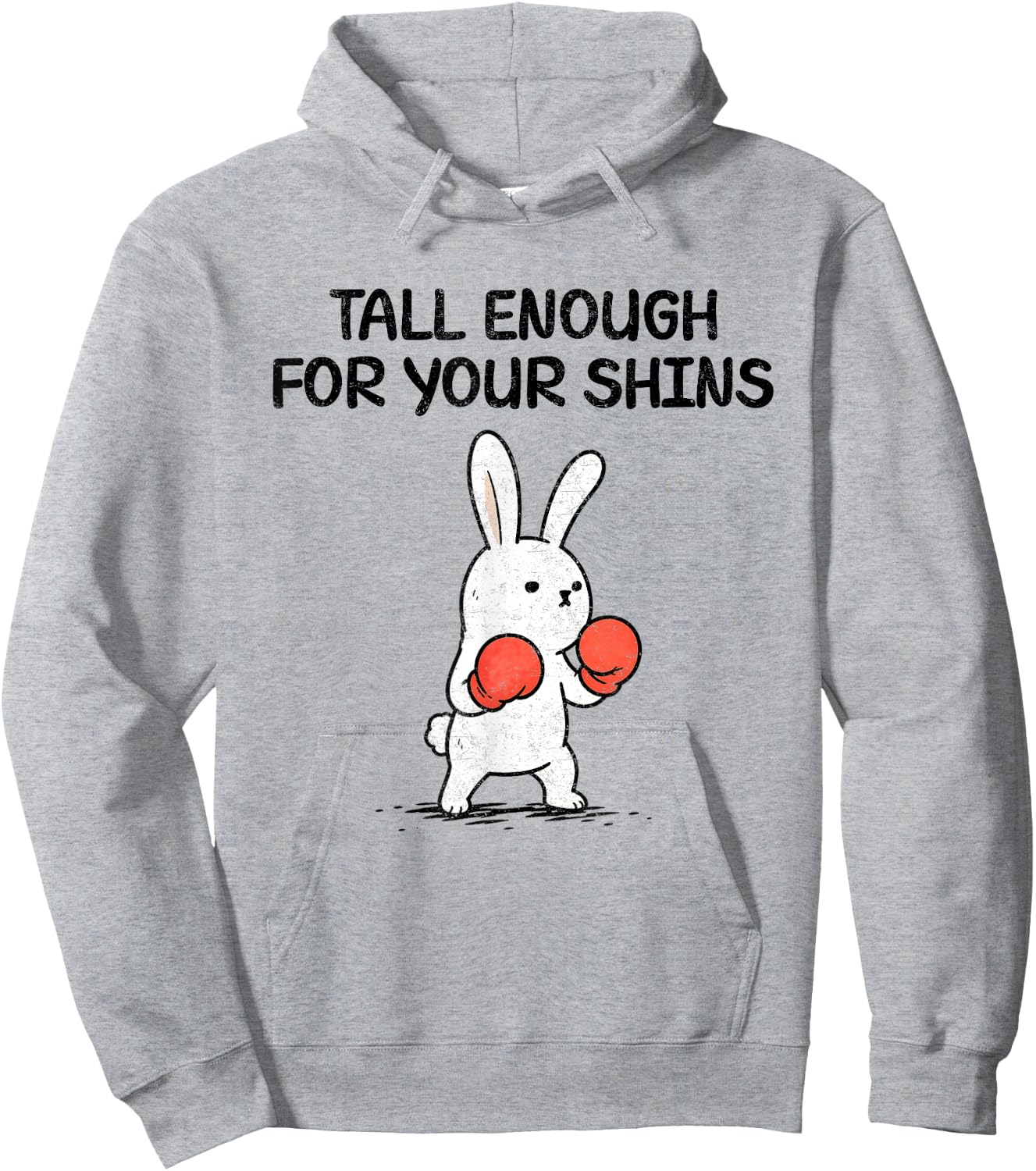Tall Enough for Your Shins Funny Hoodie - Hoodie | Ash