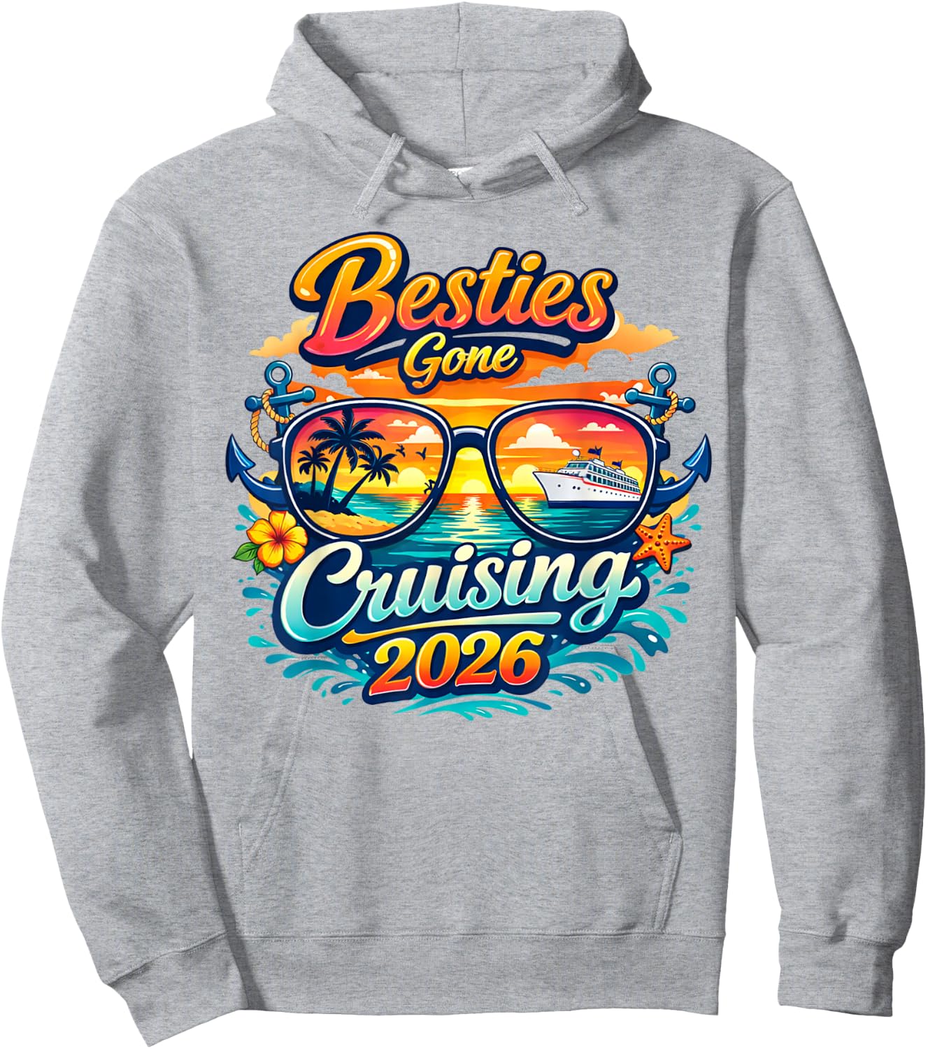 Coole passende Kreuzfahrt 2026 für Mädchen Hoodie - Hoodie | Ash