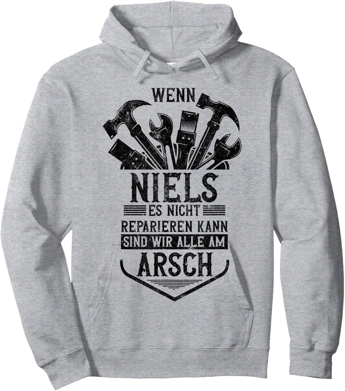 Niels Vorname Name Lustiges Niels Hoodie - Hoodie | Ash