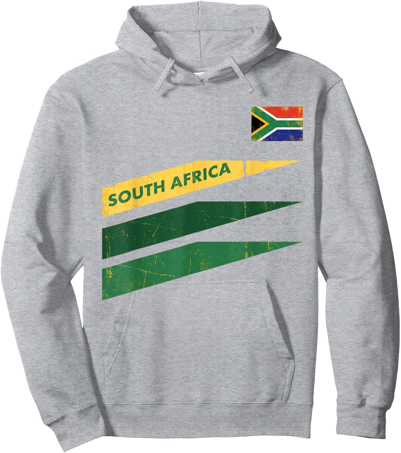 South Africa Retro Vintage Jersey Capetown African Hoodie - Hoodie | Ash