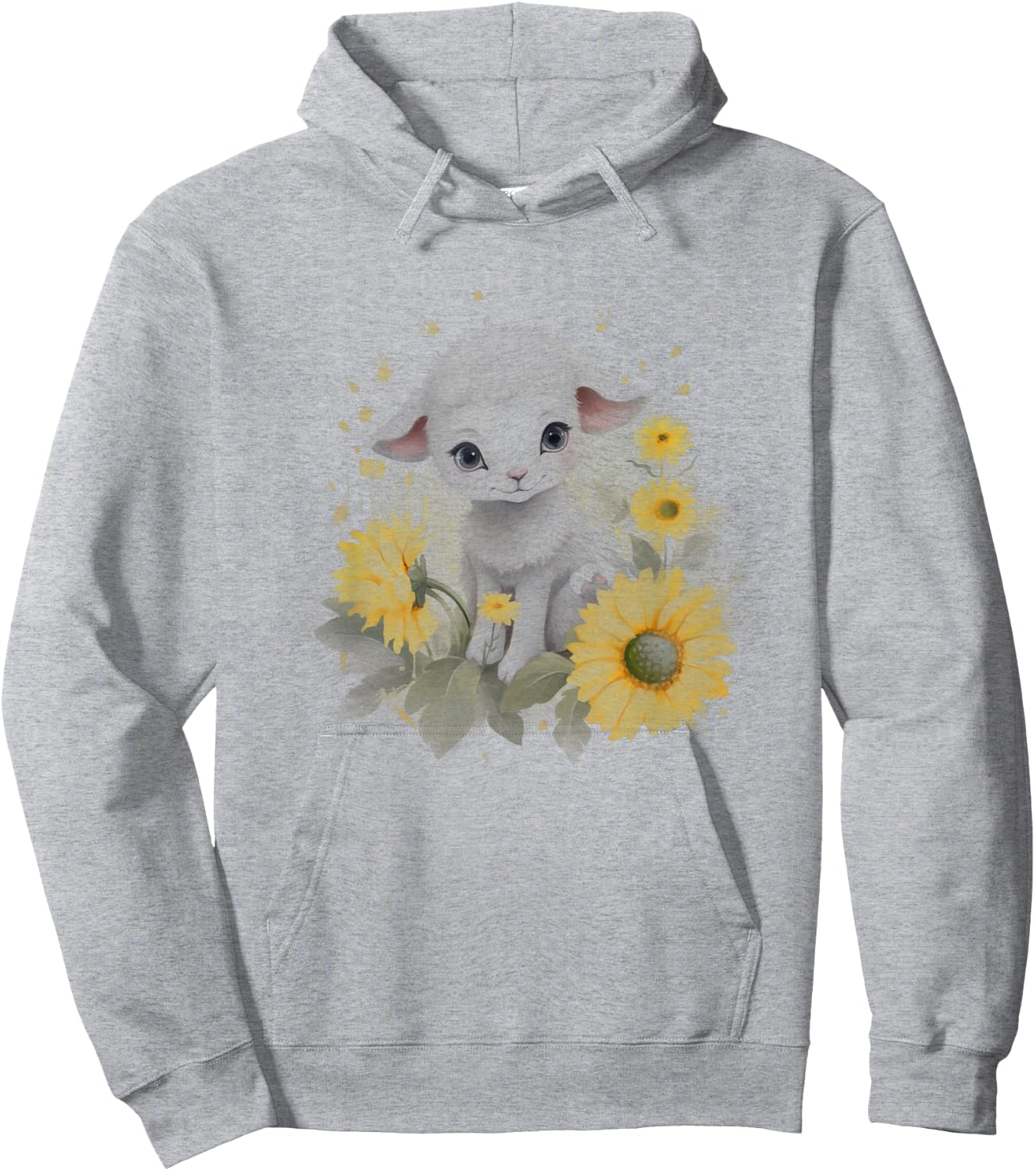 Beautiful baby animal animals - sheep baby sheep, baby lamb Hoodie - Hoodie | Ash